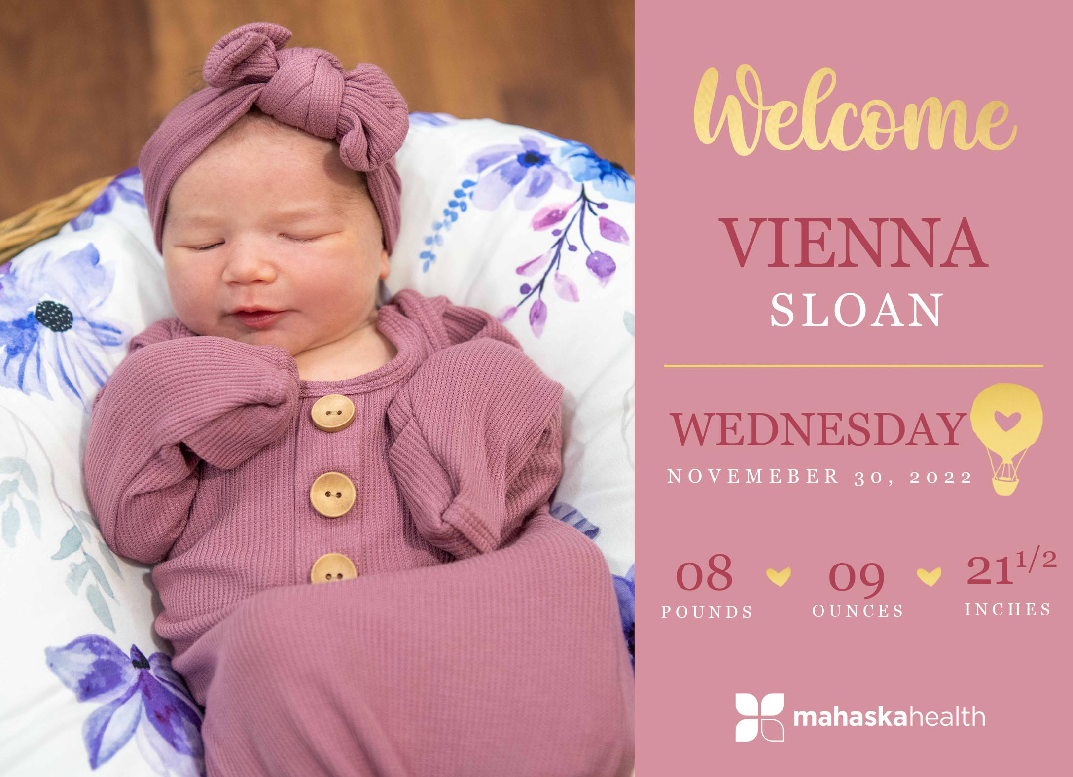 Welcome Vienna Sloan! 6