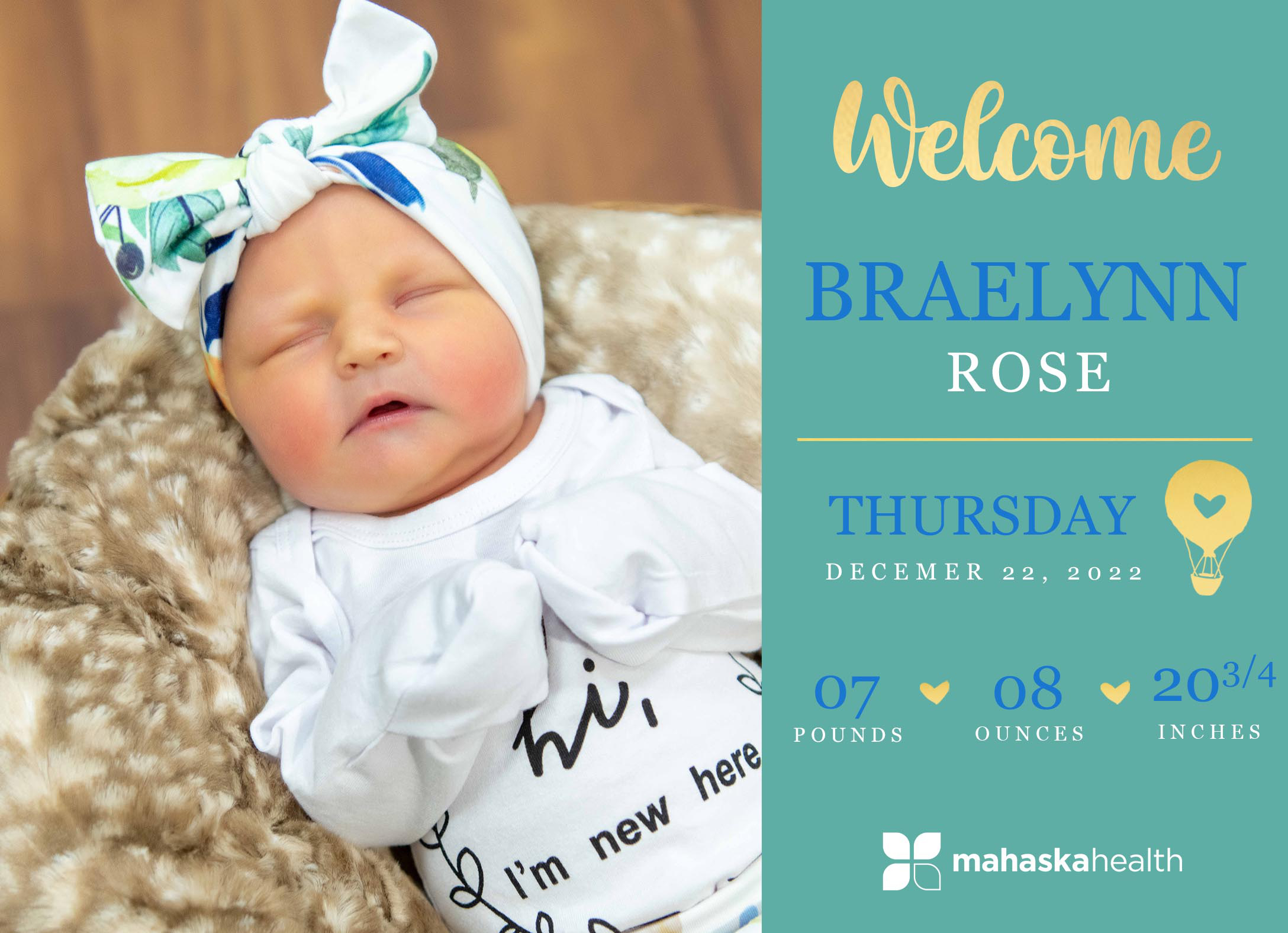 Welcome Braelynn Rose! 6