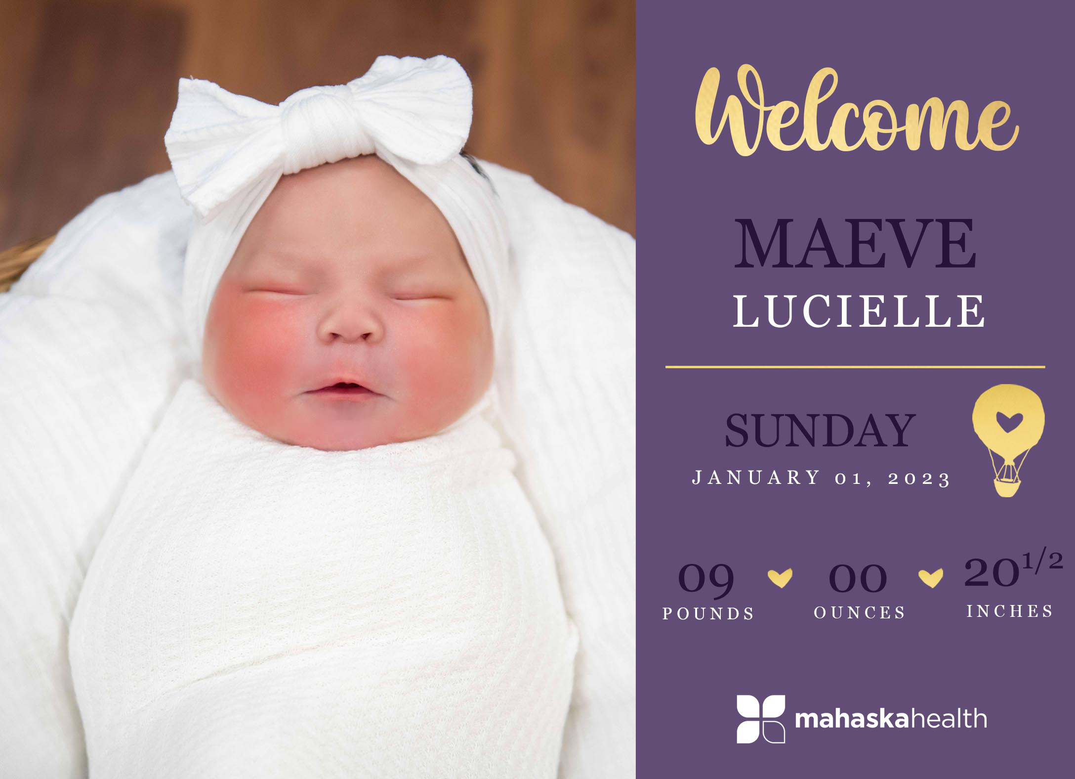 Welcome Maeve Lucielle! 6