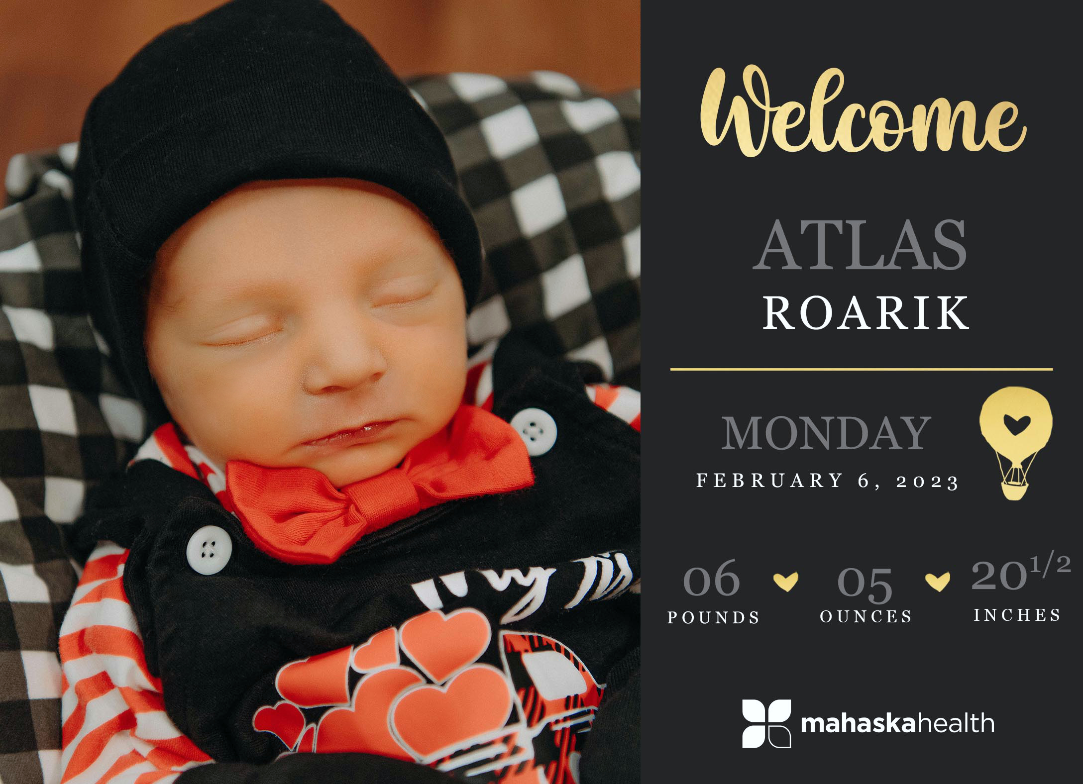 Welcome Atlas Roarik! 2