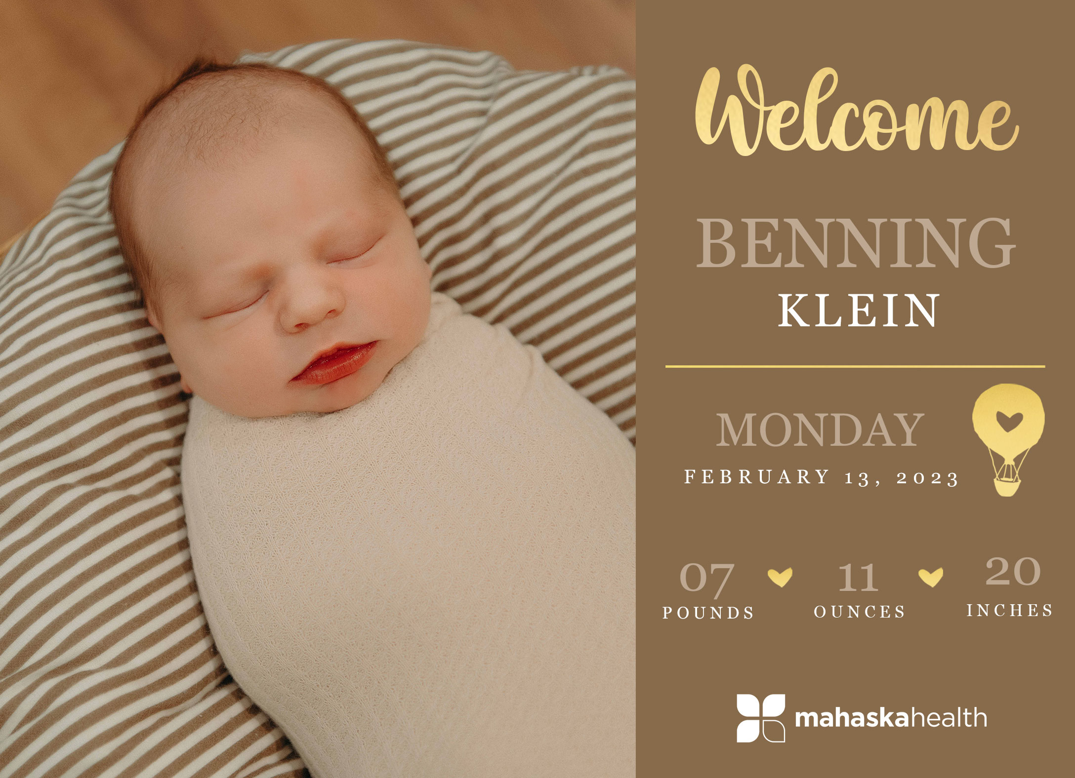 Welcome Benning Klein! 2