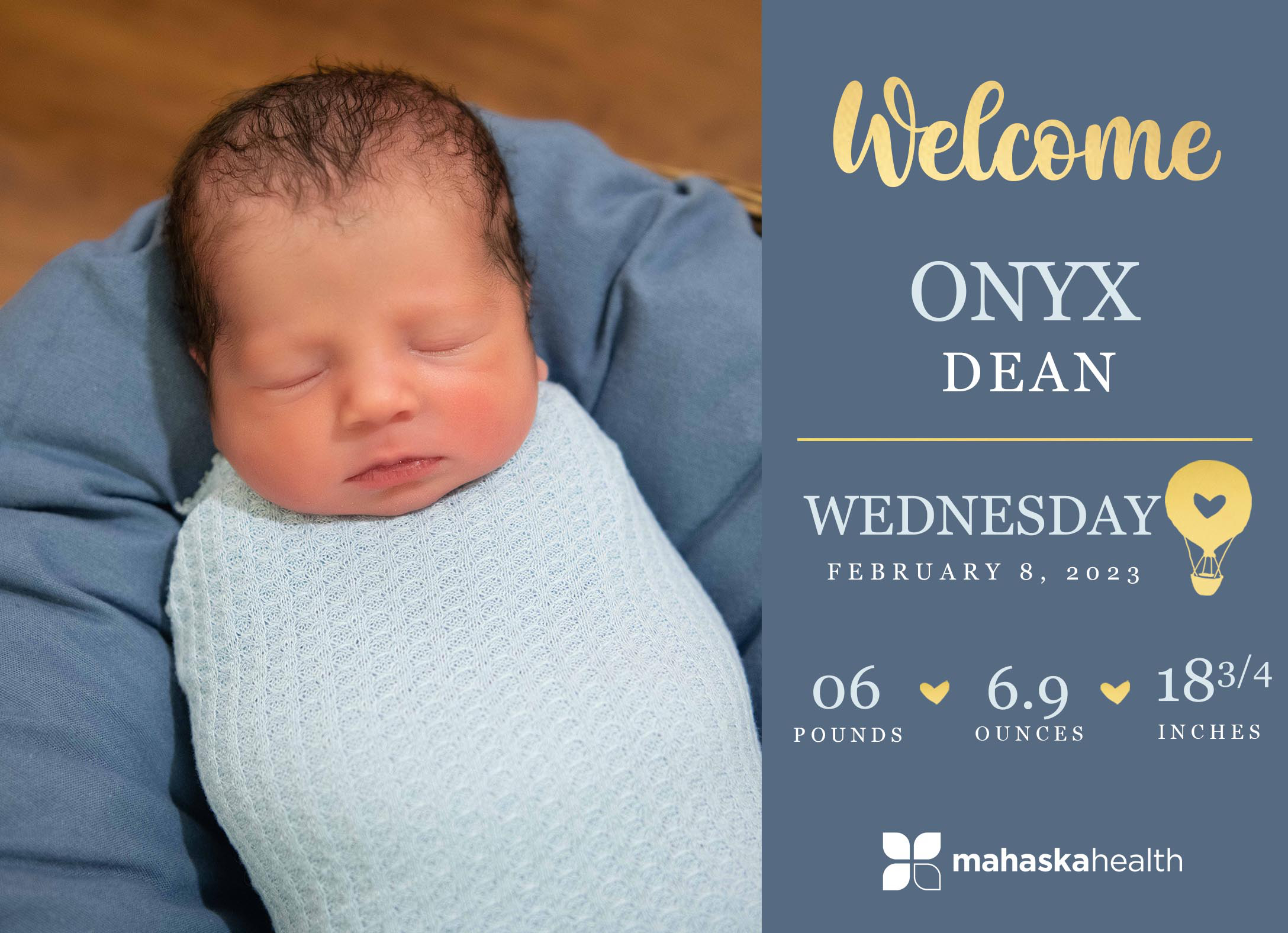 Welcome Onyx Dean! 6