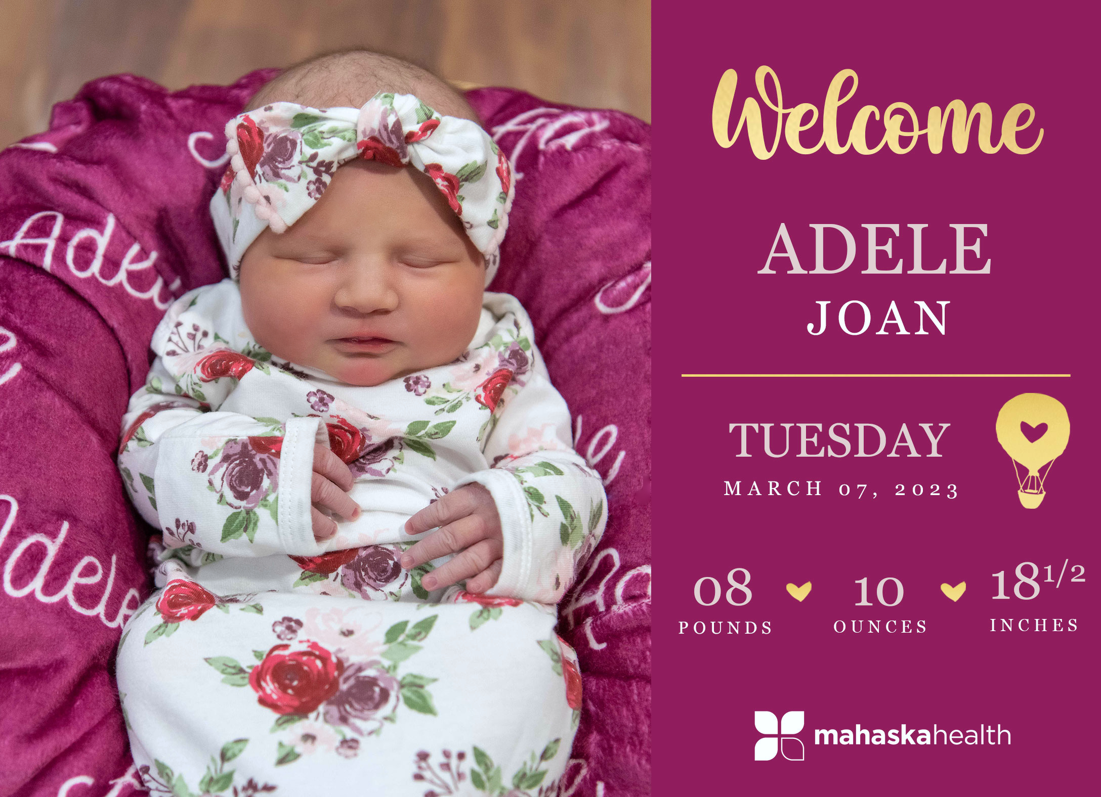 Welcome Adele Joan! 2