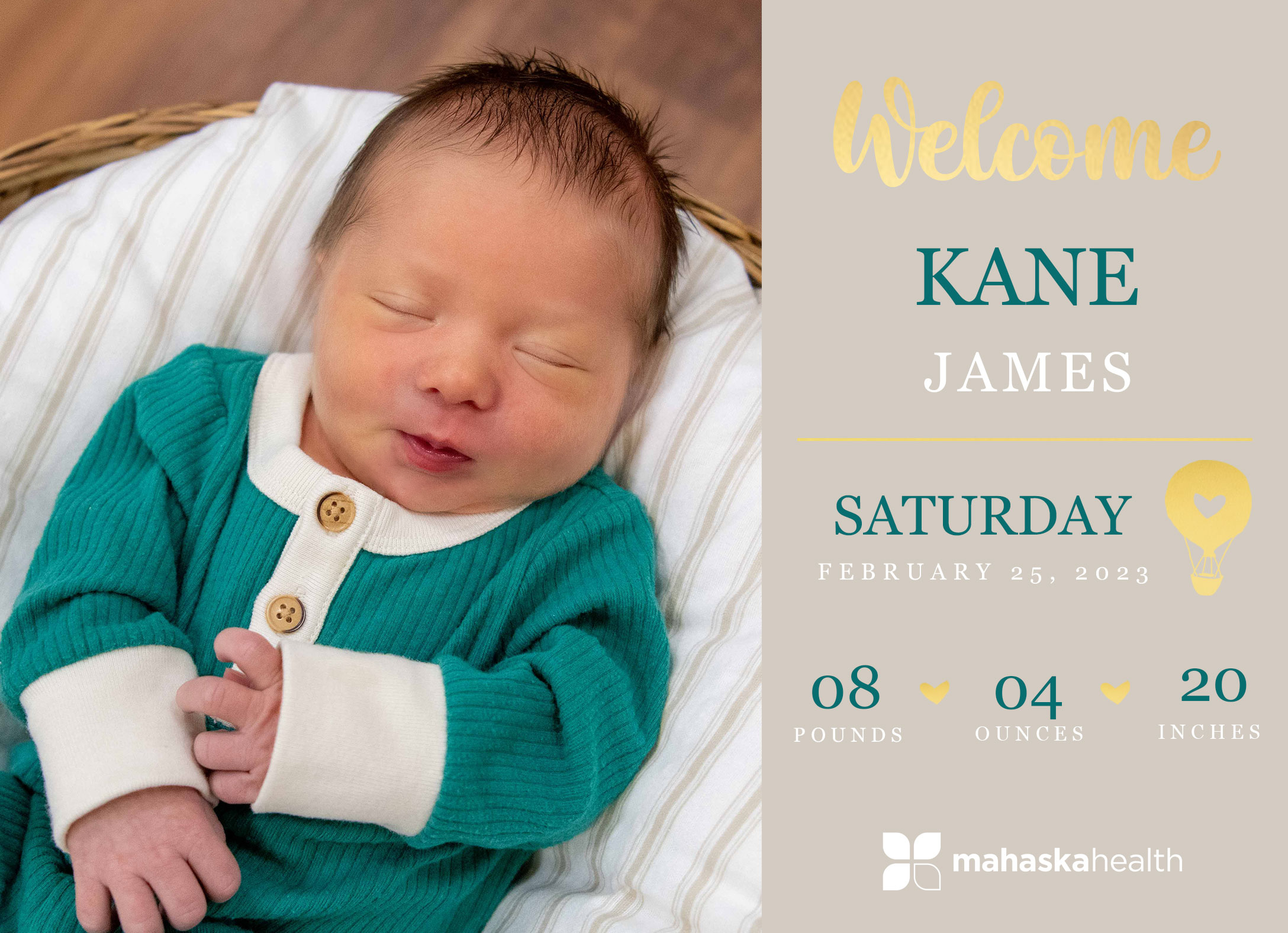 Welcome Kane James! 2