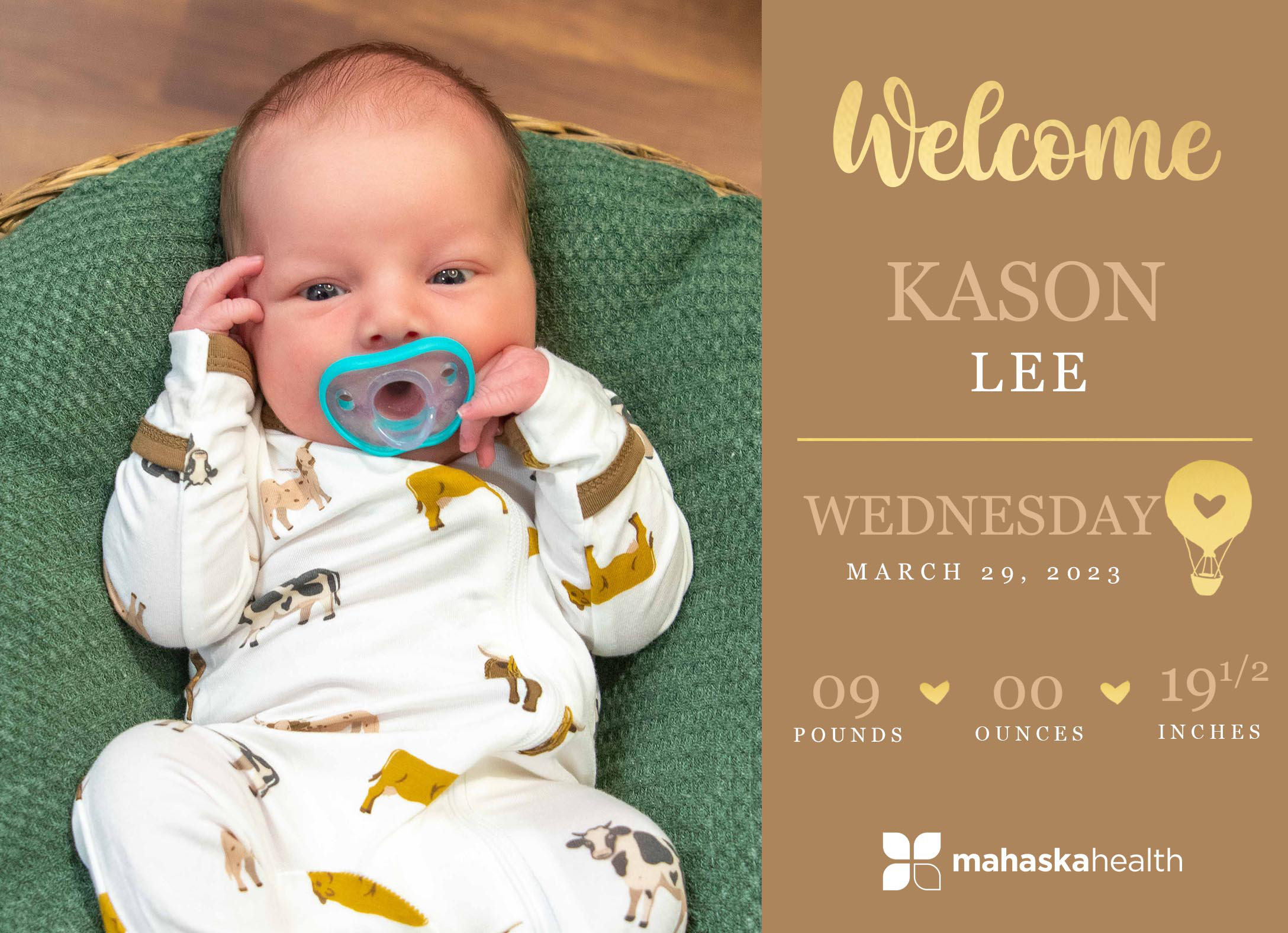 Welcome Kason Lee! 2