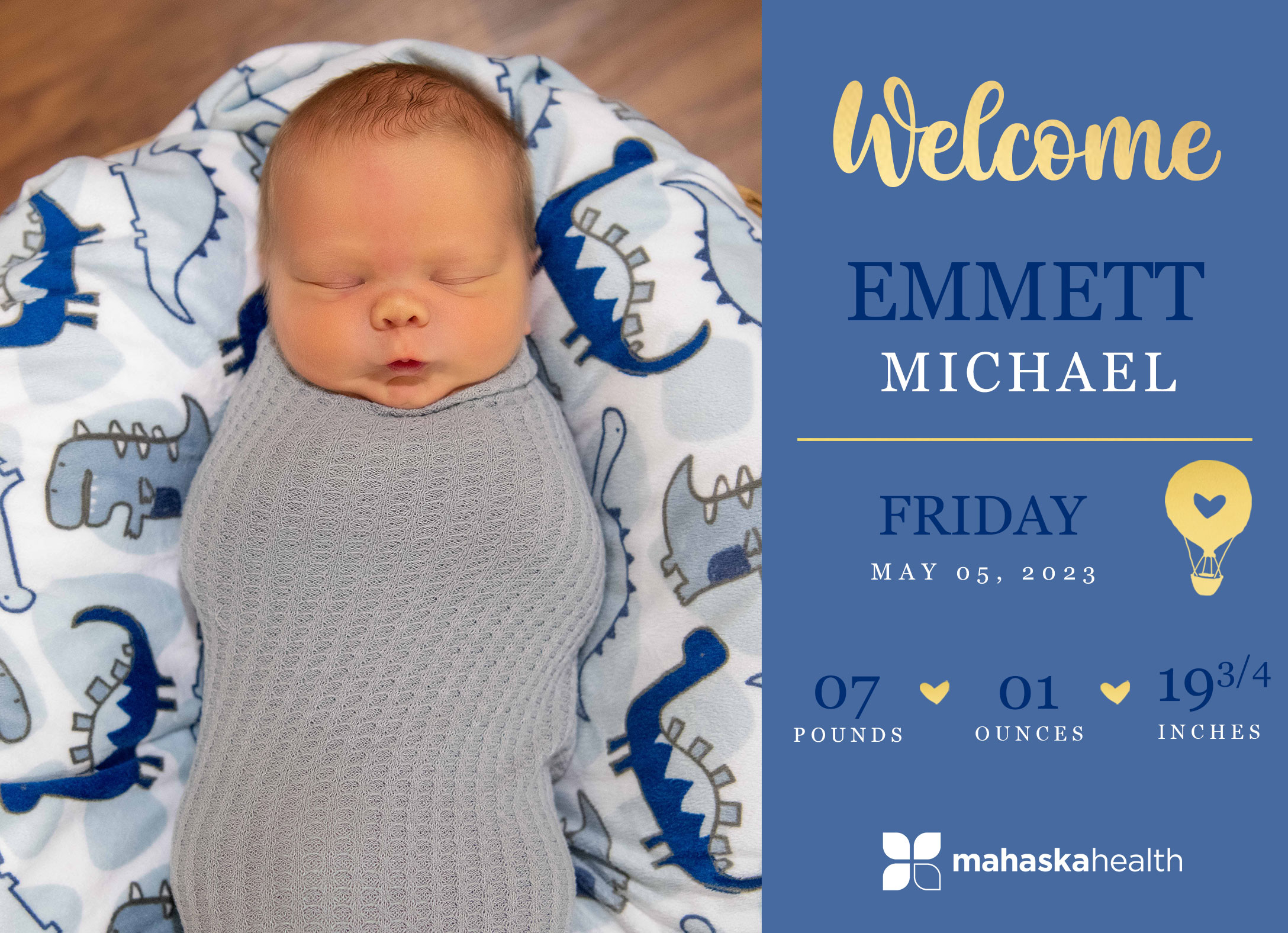 Welcome Emmett Michael! 2