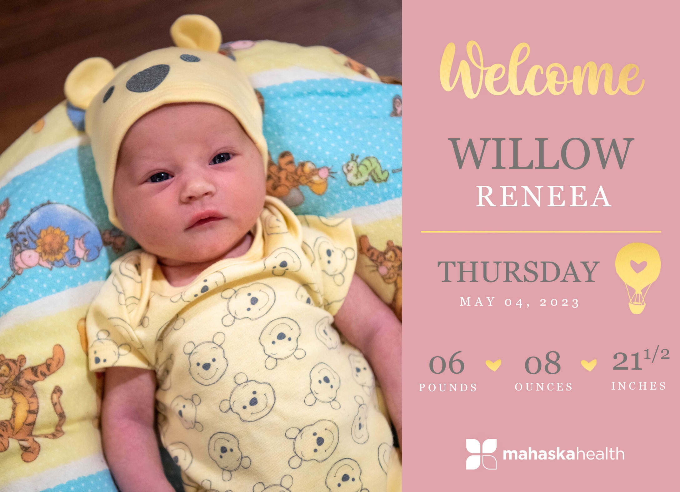 Welcome Willow Reneea! 2