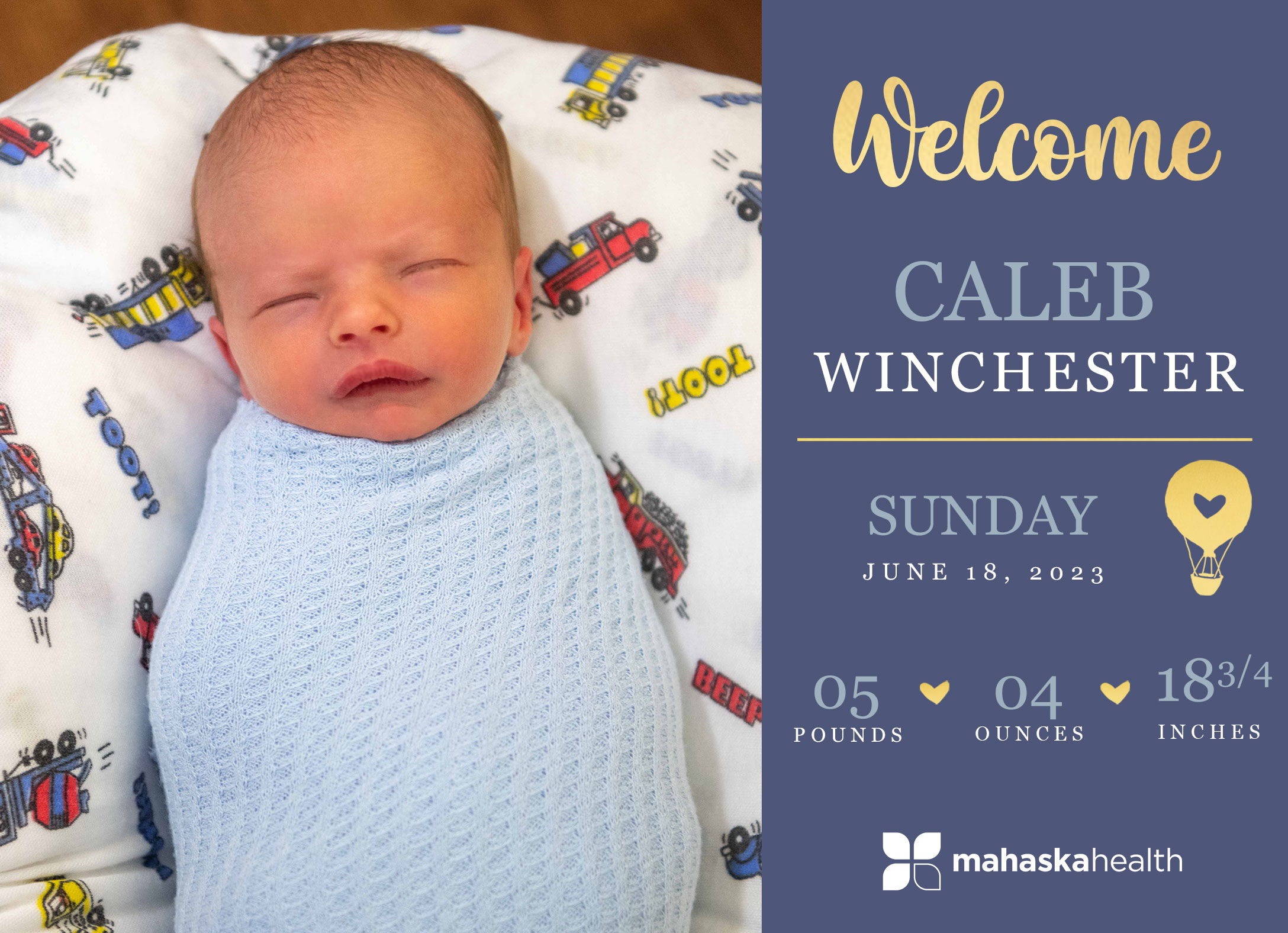 Welcome Caleb Winchester! 2