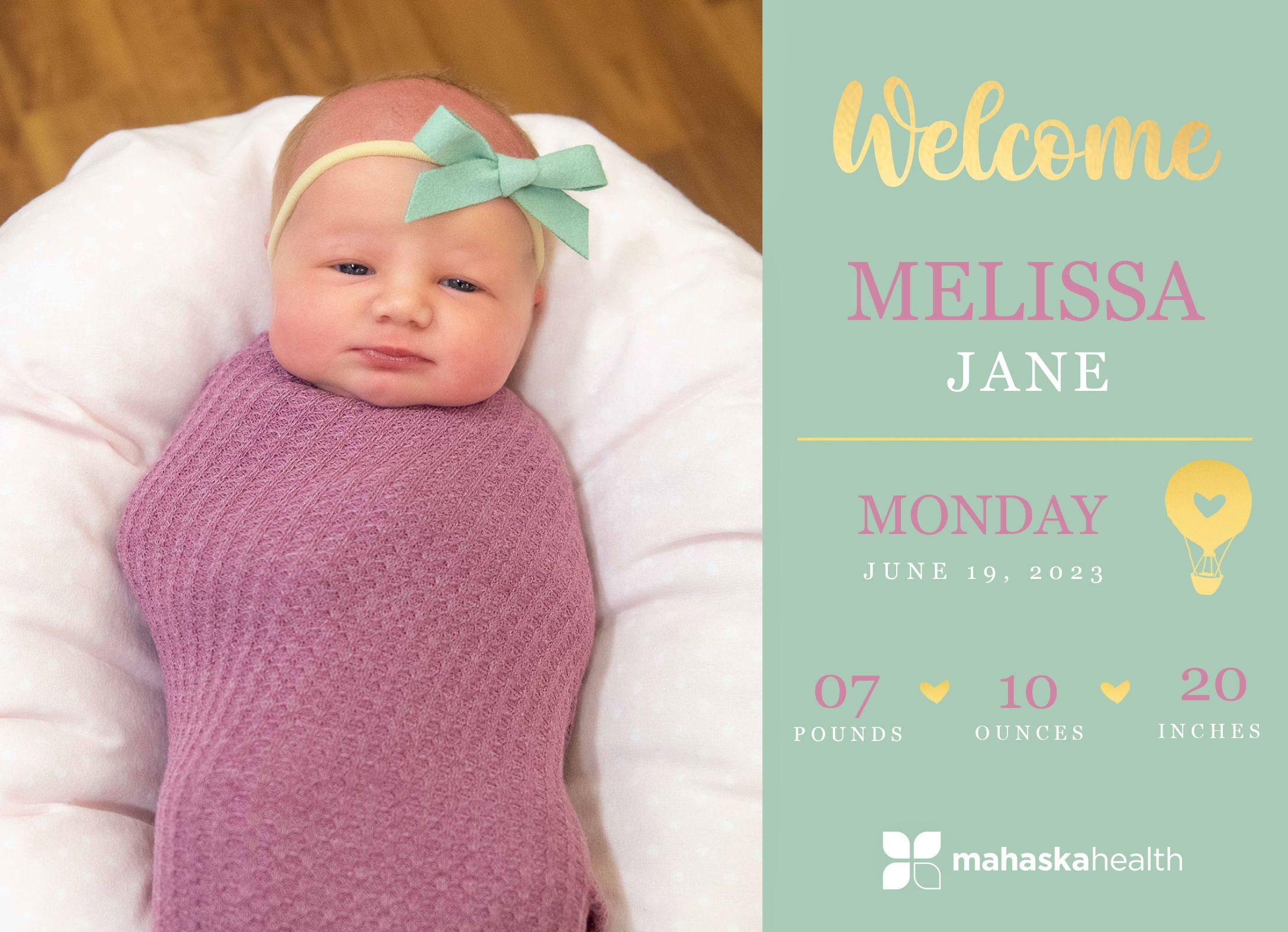 Welcome Melissa Jane! 2