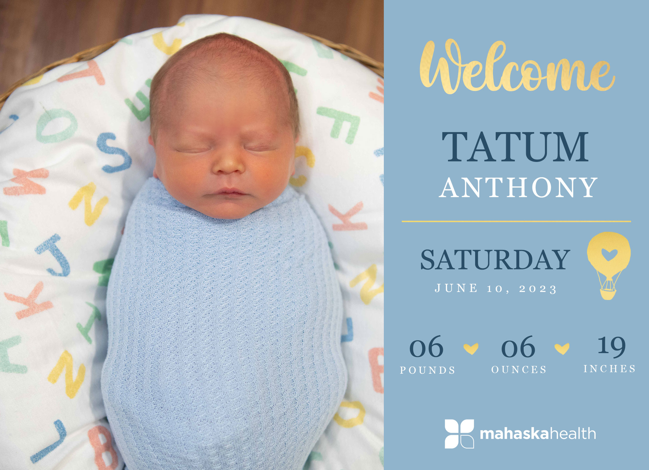 Welcome Tatum Anthony! 2