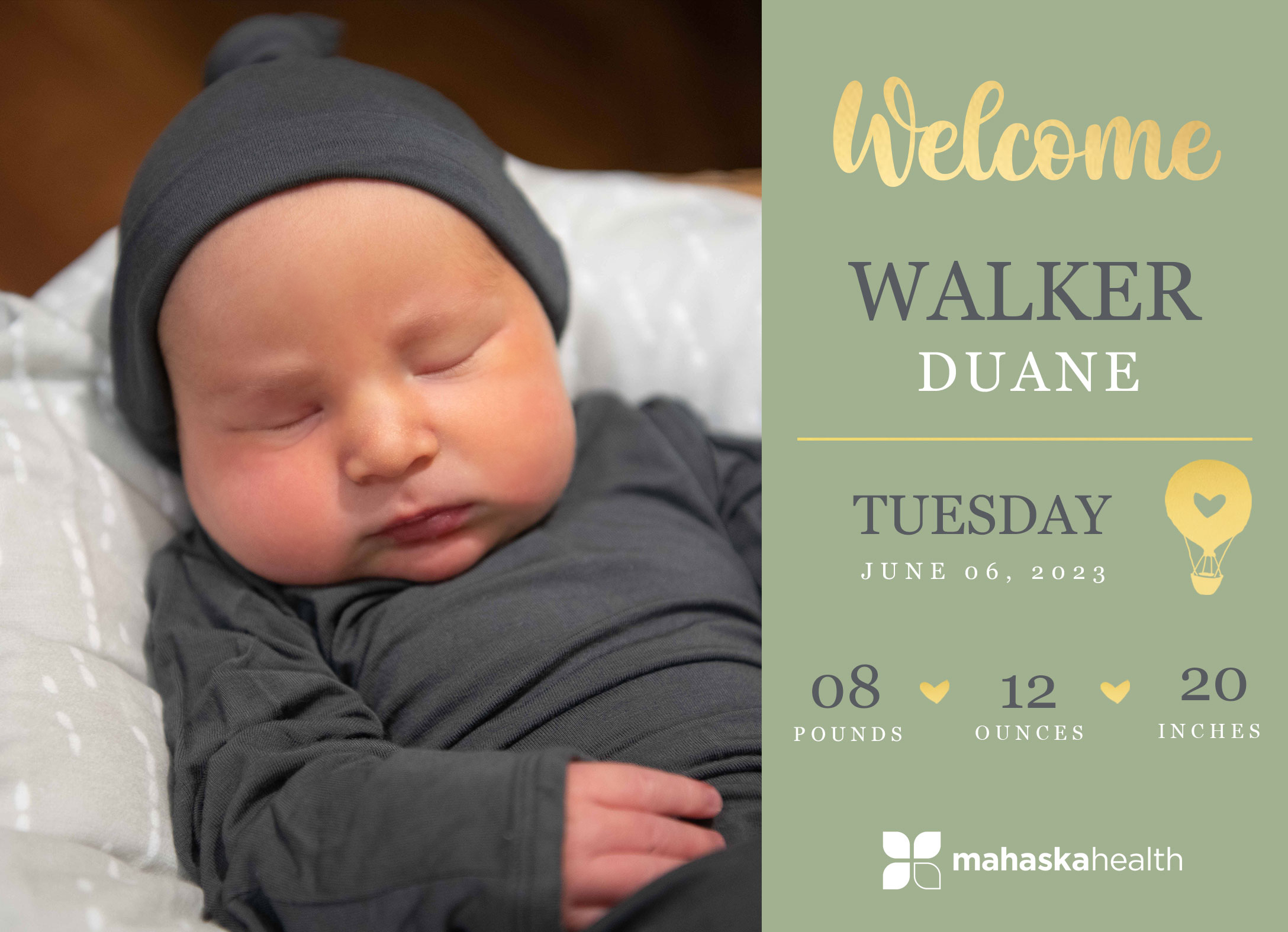 Welcome Walker Duane! 2