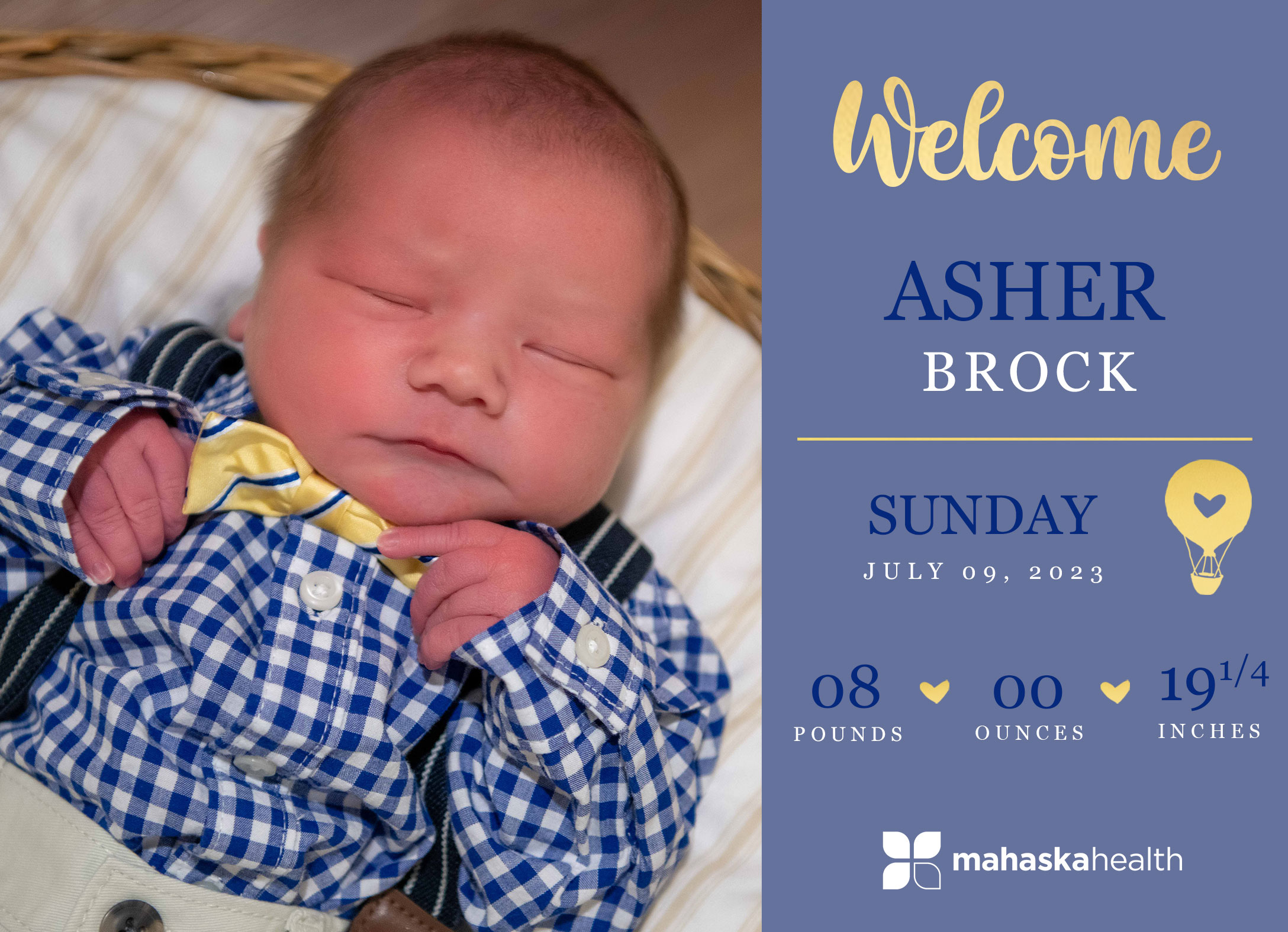 Welcome Asher Brock! 2