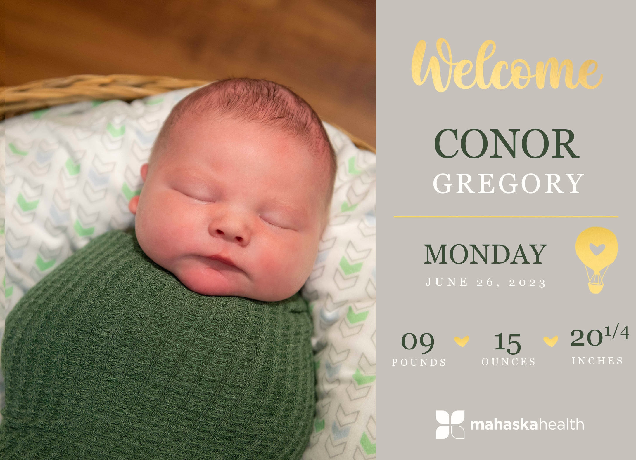 Welcome Conor Gregory! 2