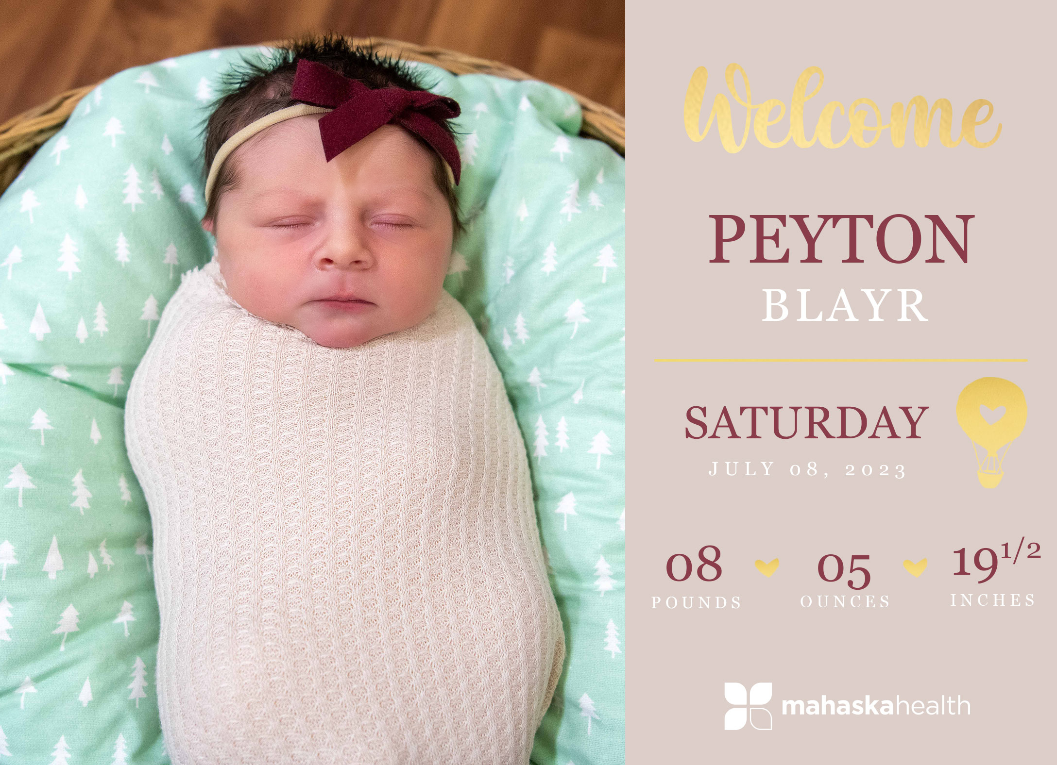 Welcome Peyton Blayr! 2