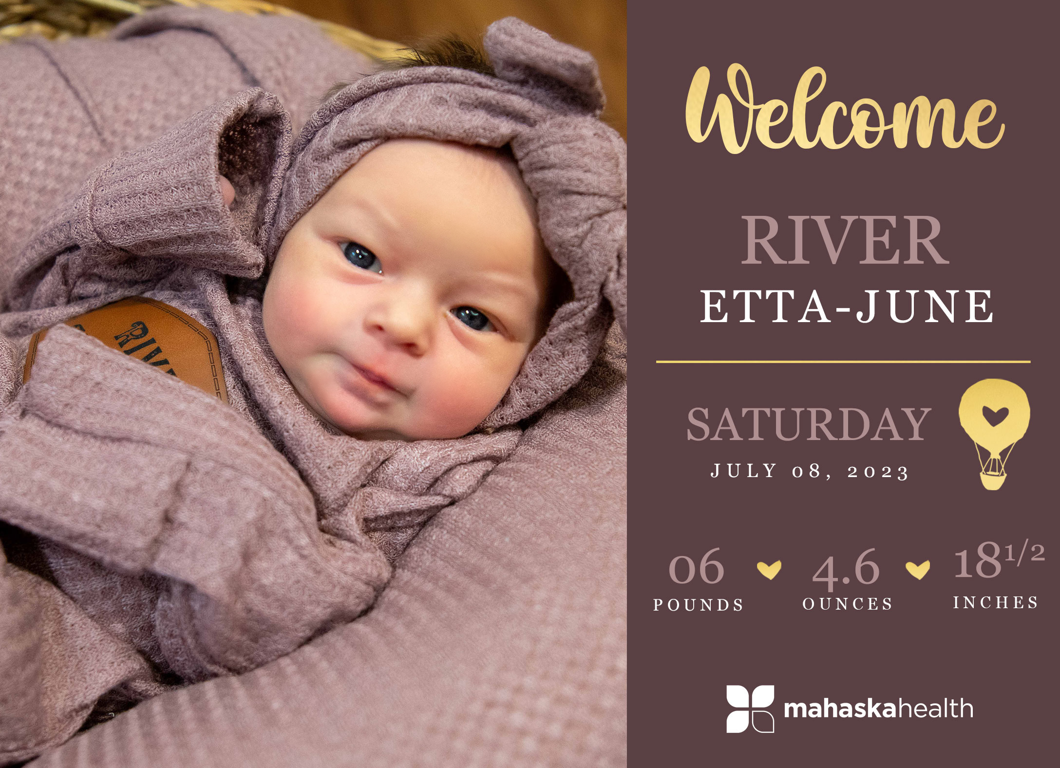 Welcome River Etta-June! 2