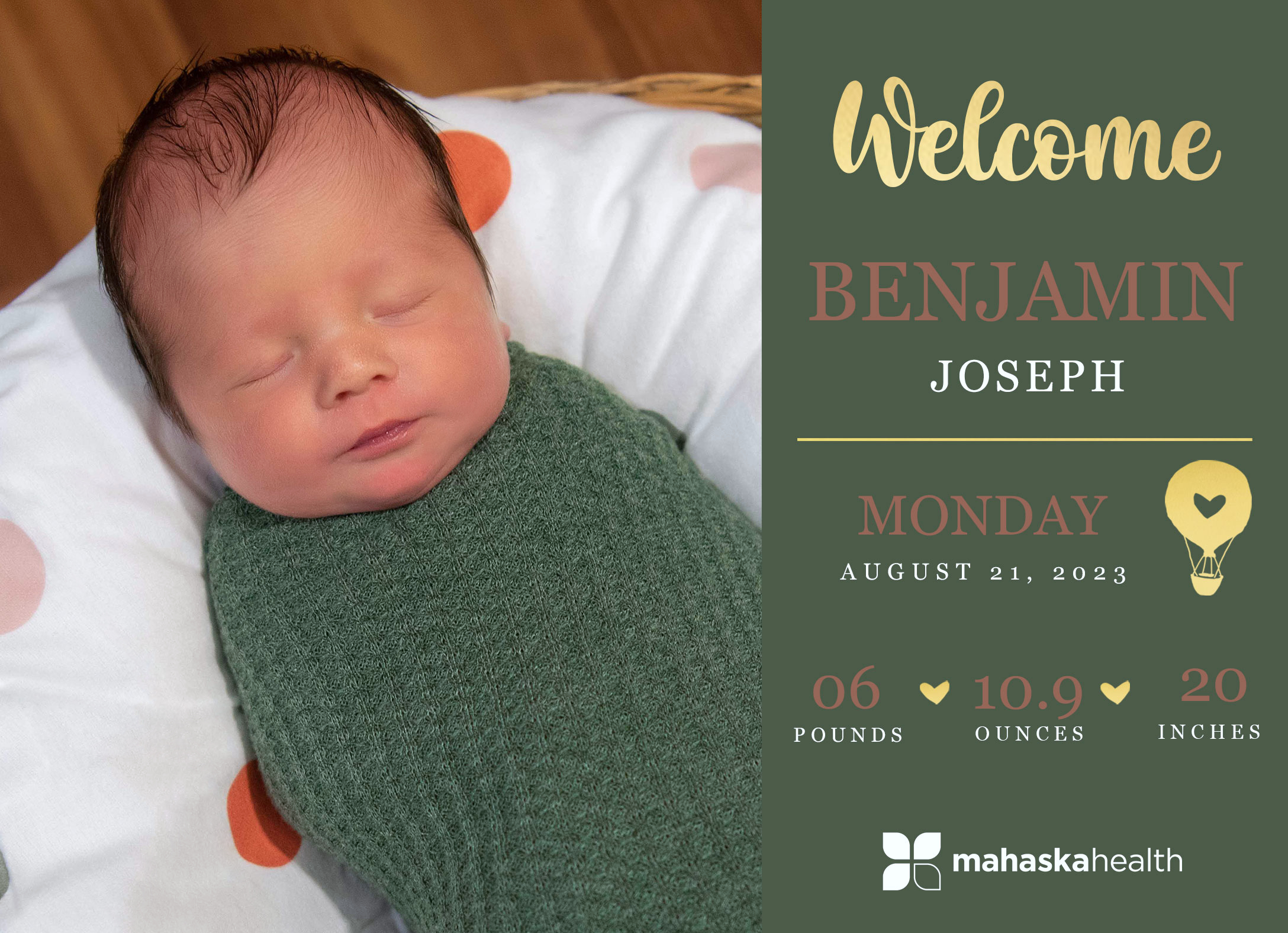 Welcome Benjamin Joseph! 2