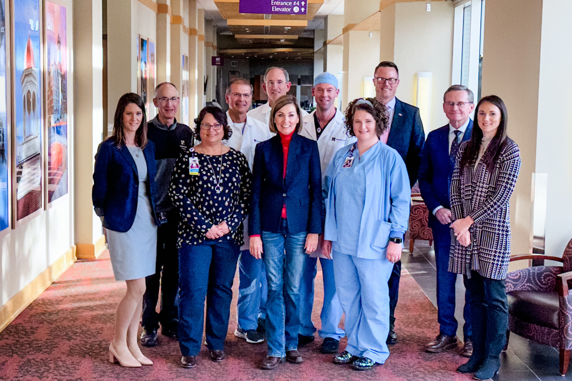 October 2022 Iowa Govenor Kim Reynolds Visit to Mahaska Health copy