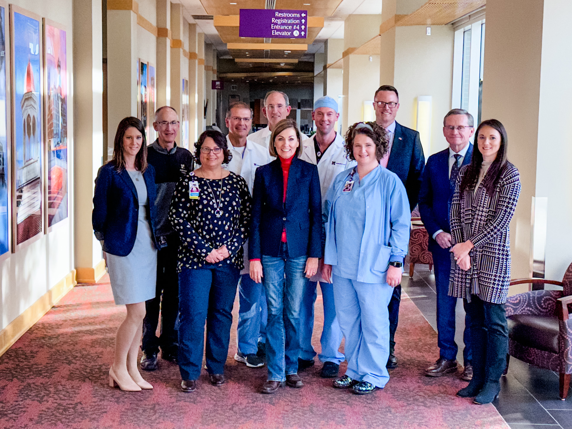 Governor Reynolds Announces Centers of Excellence Grant Awarded to Mahaska Health to Promote Rural Health Care 1