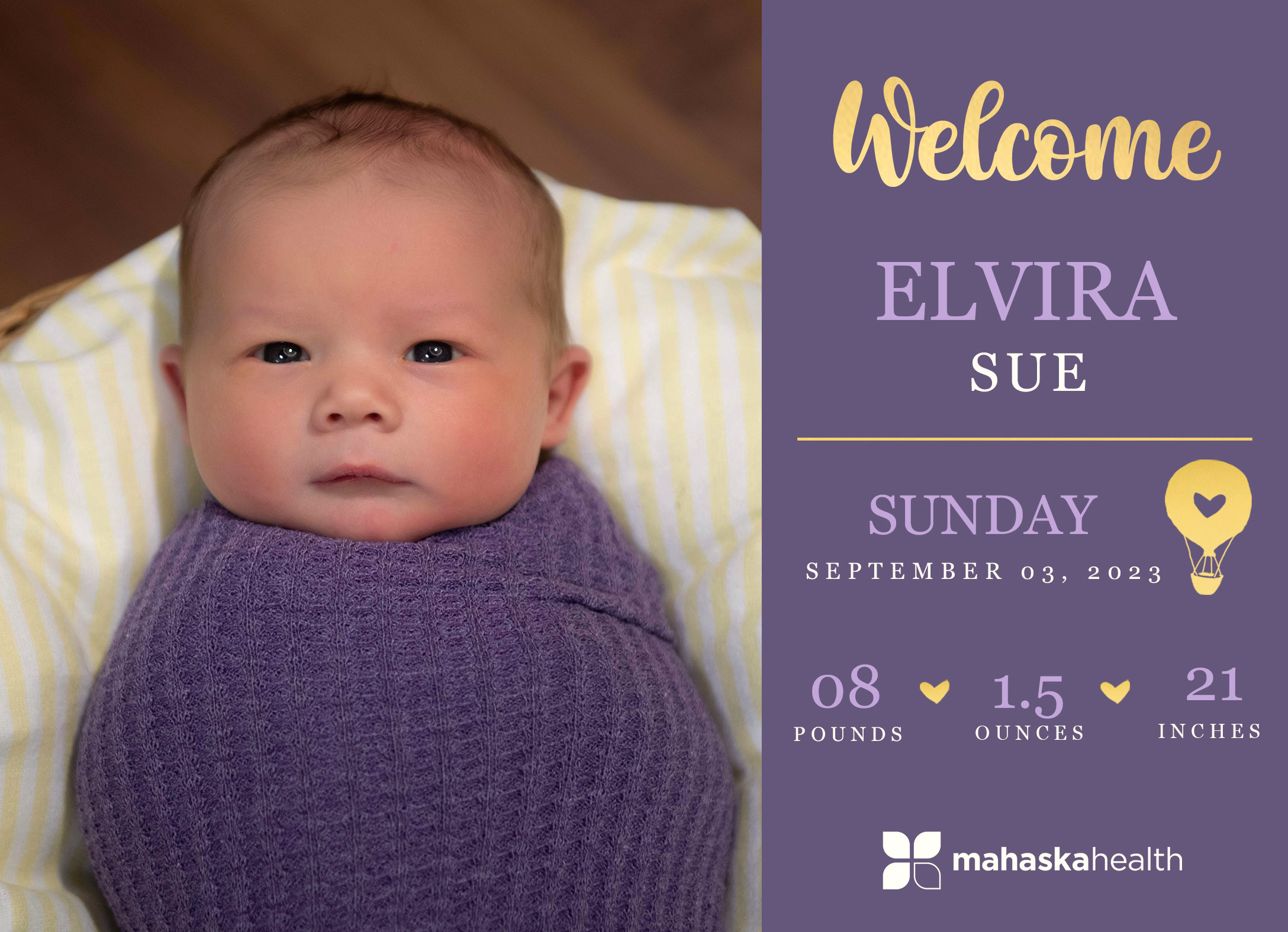 Welcome Elvira Sue! 2