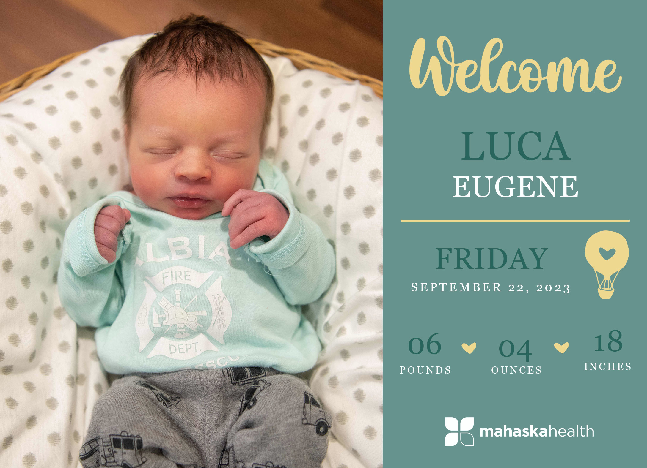 Welcome Luca Eugene! 2