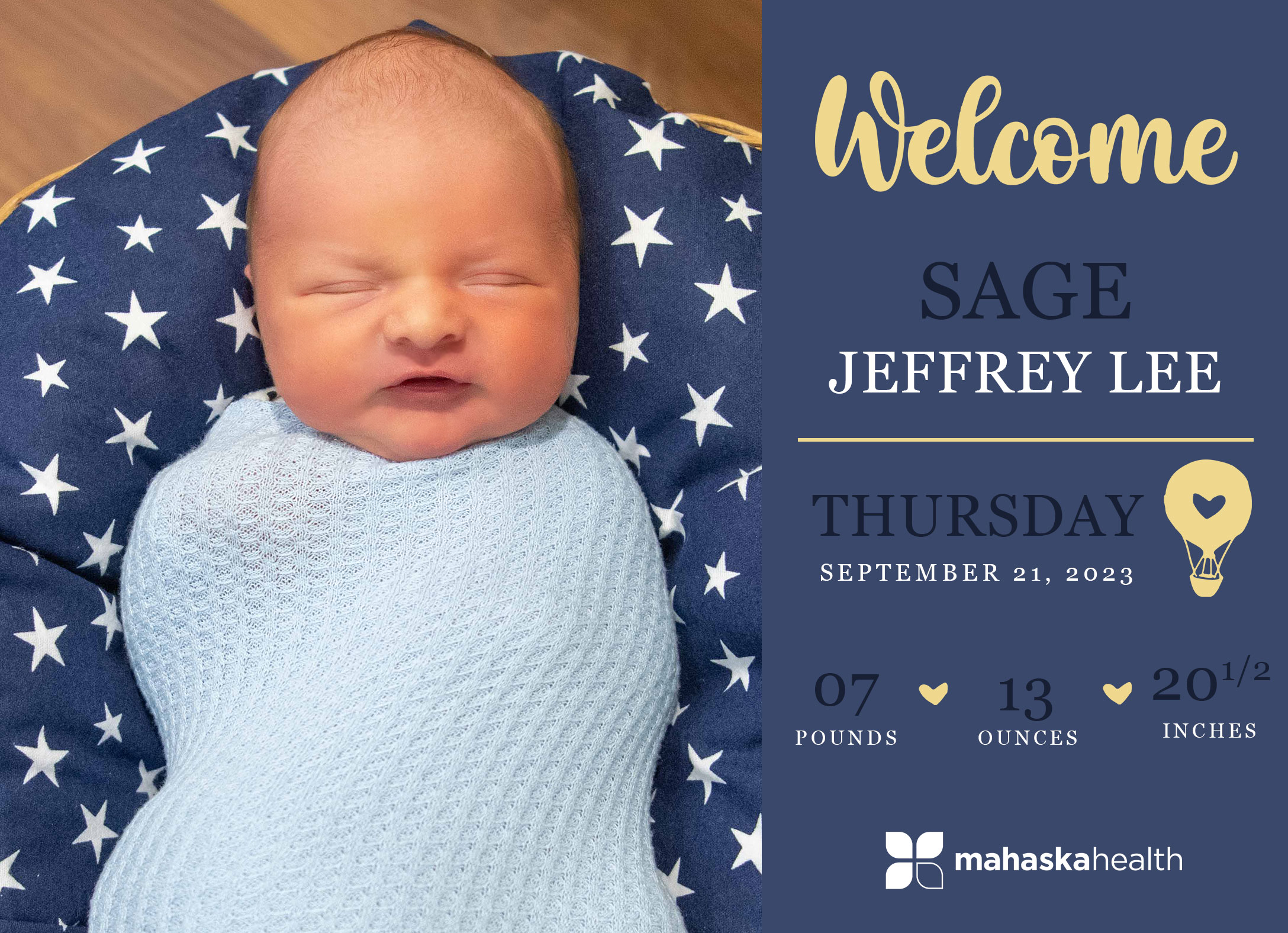 Welcome Sage Jeffrey Lee! 2