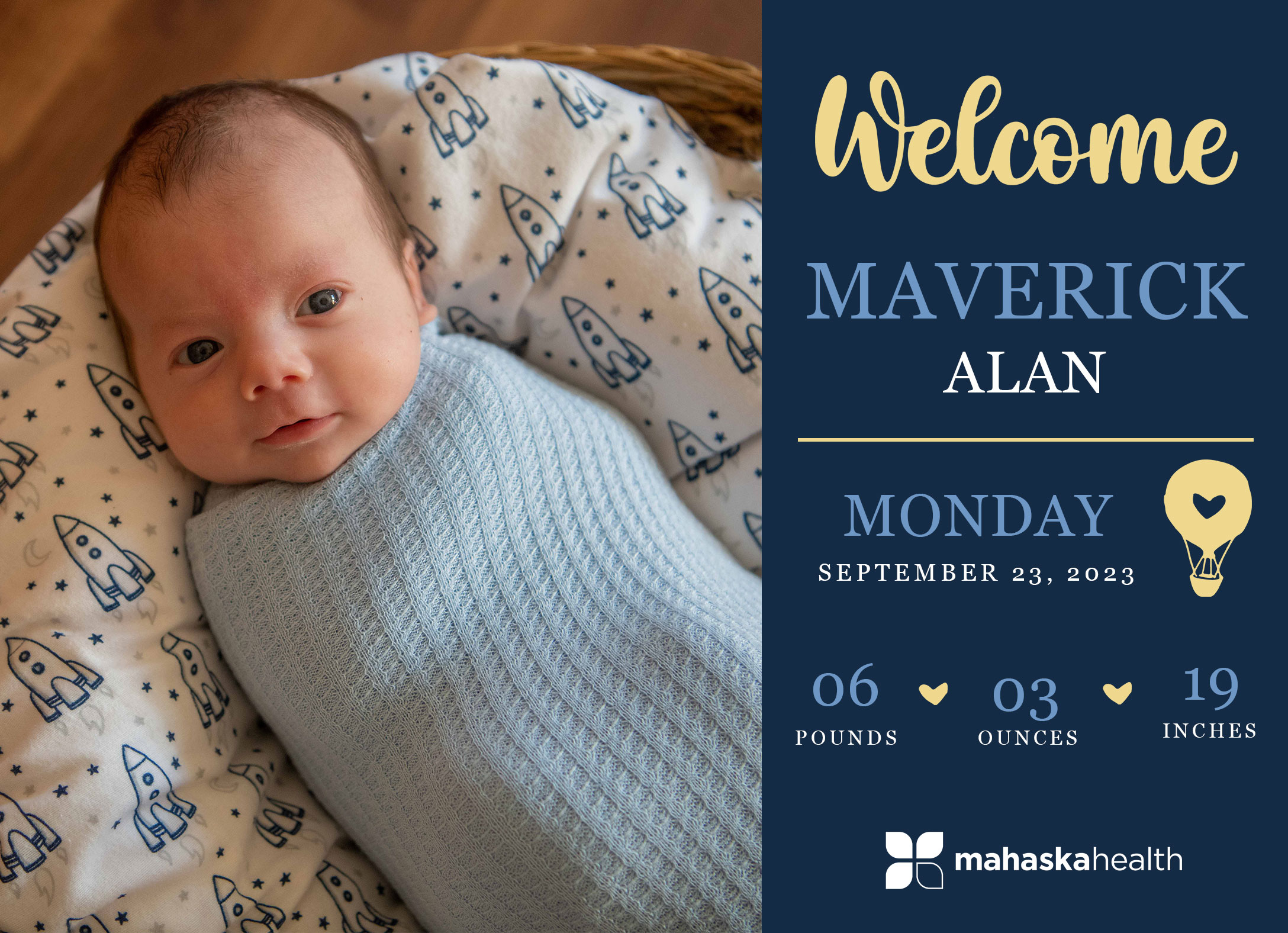 Welcome Maverick Alan! 2