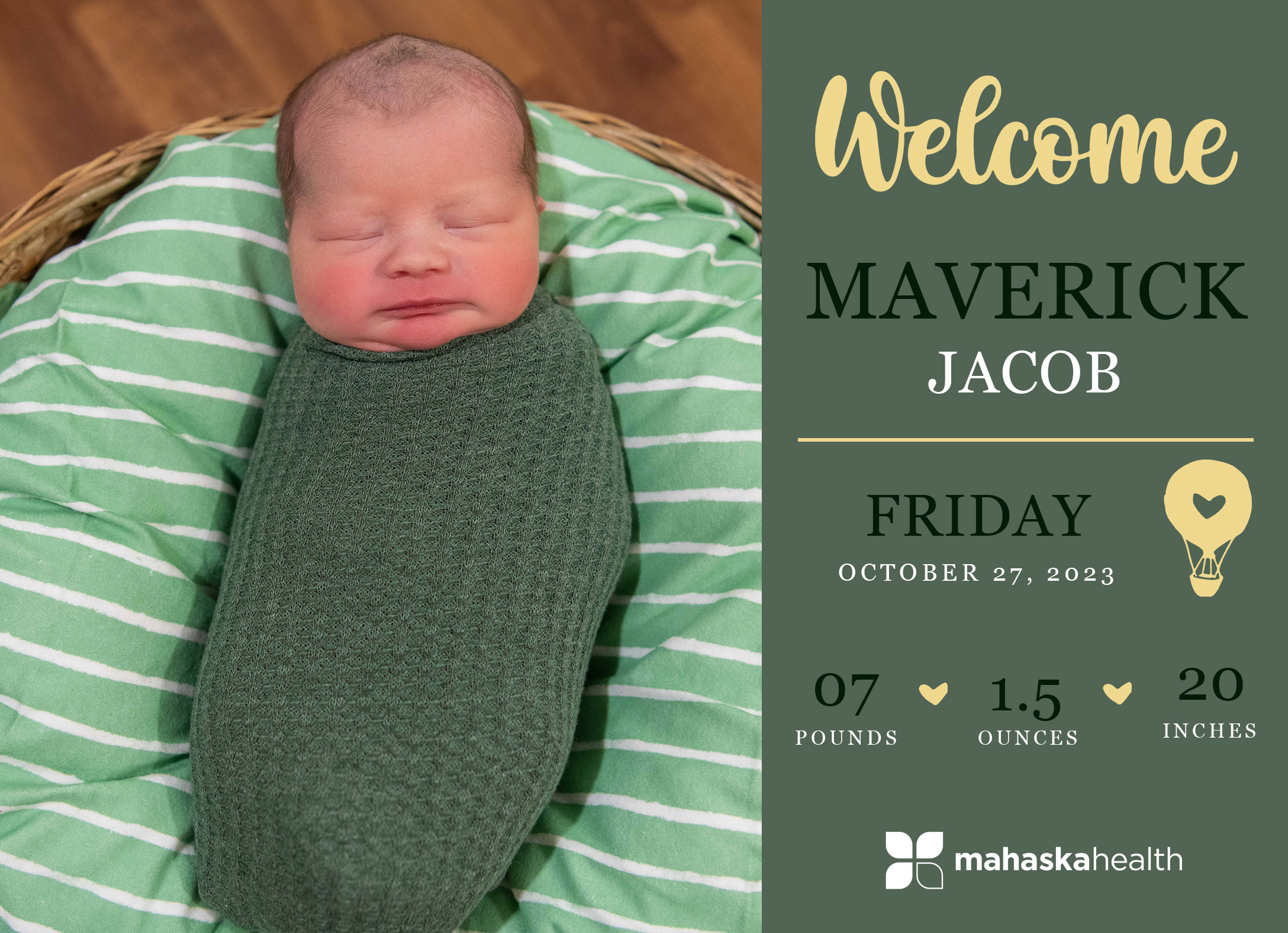 Welcome Maverick Jacob! 2