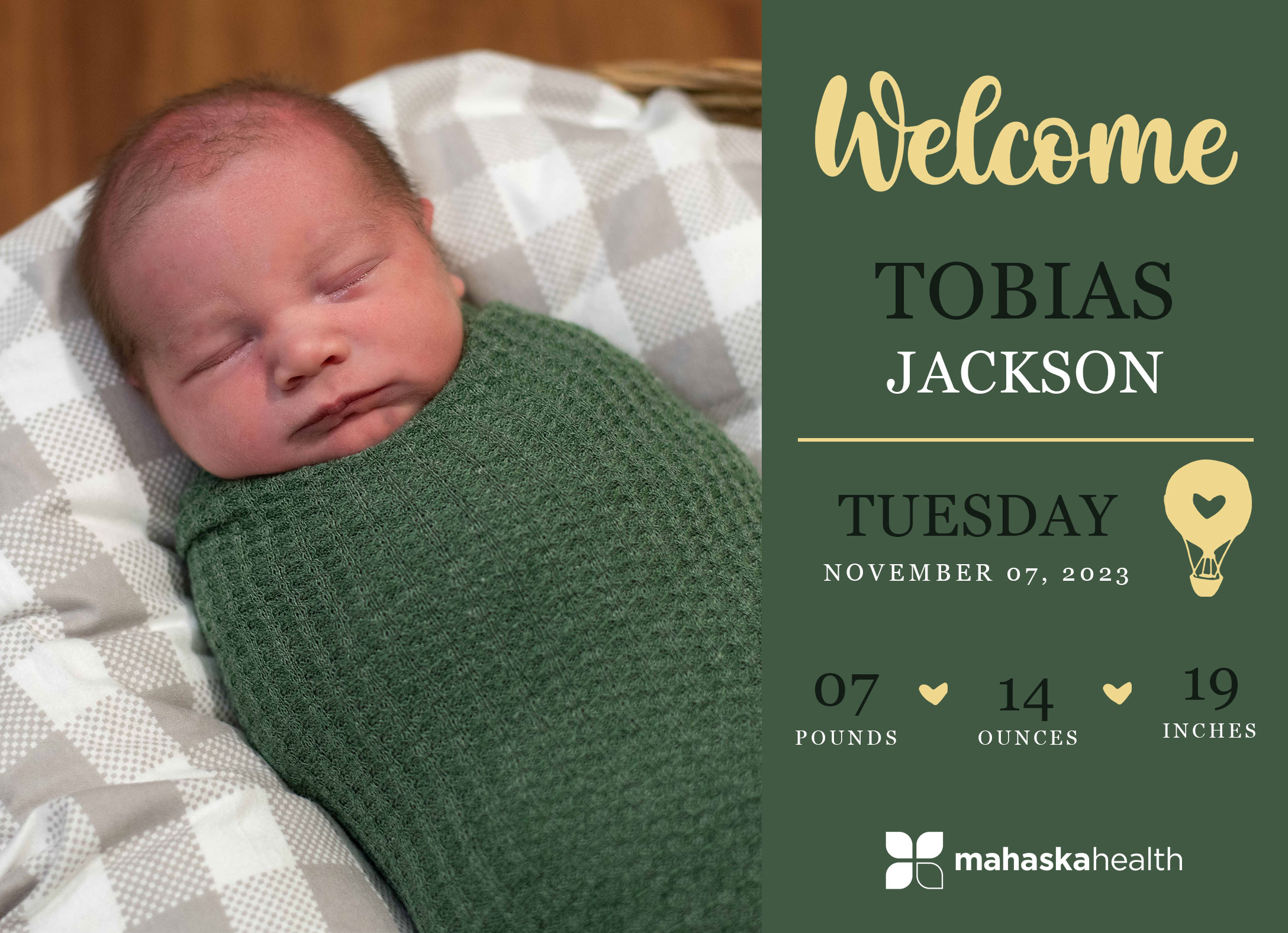 Welcome Tobias Jackson! 2