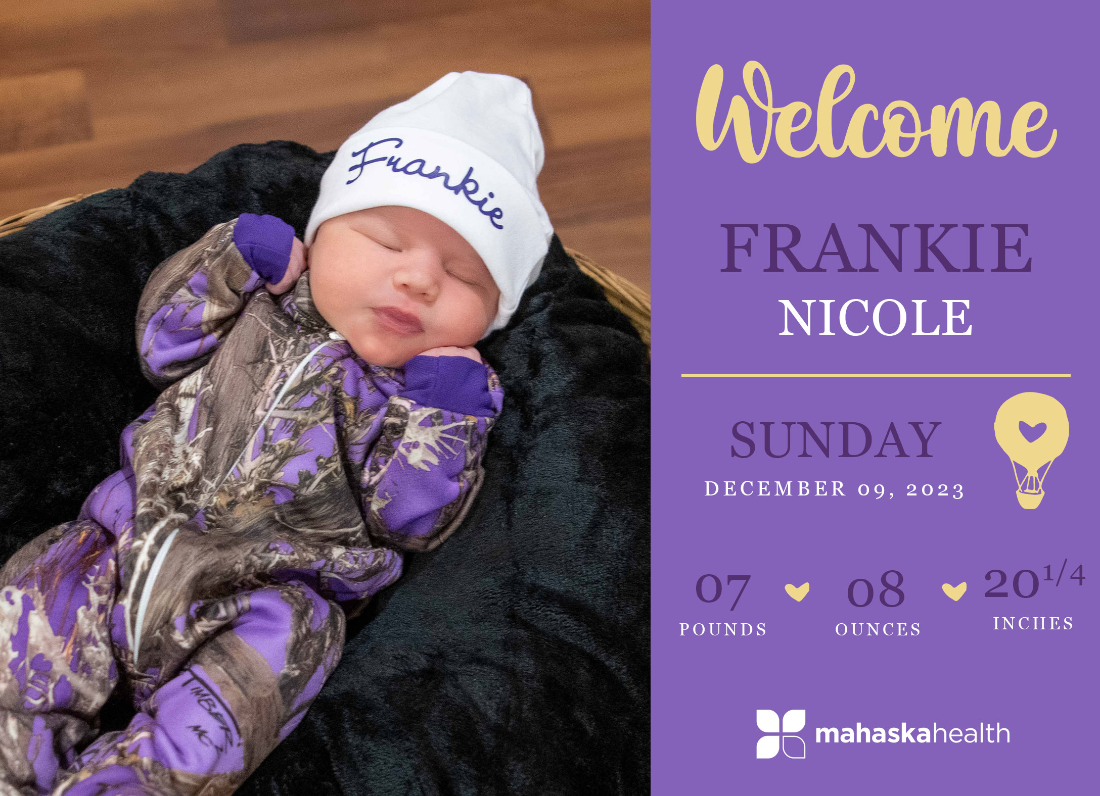 Welcome Frankie Nicole! 2