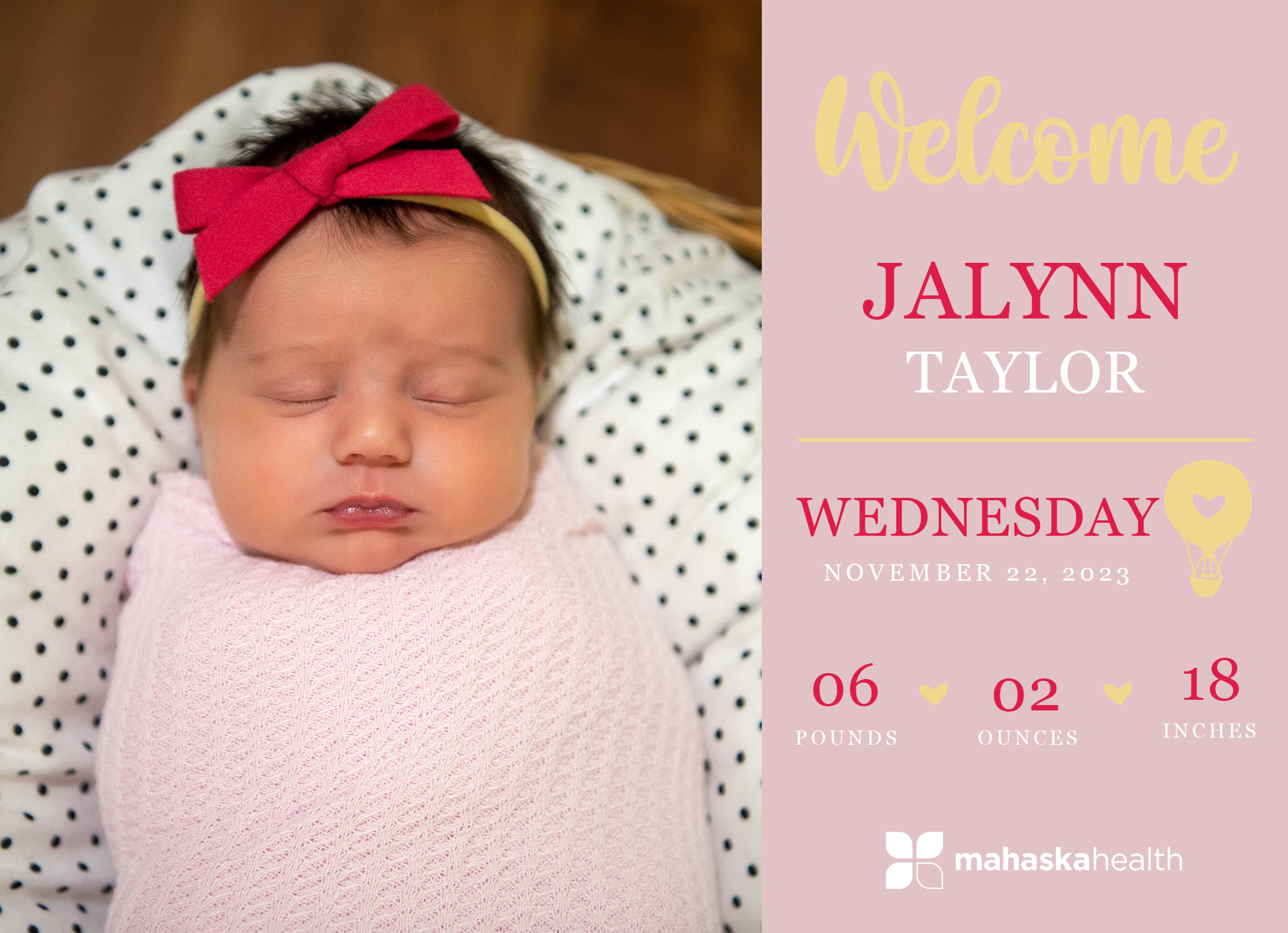 Welcome Jaylynn Taylor! 2