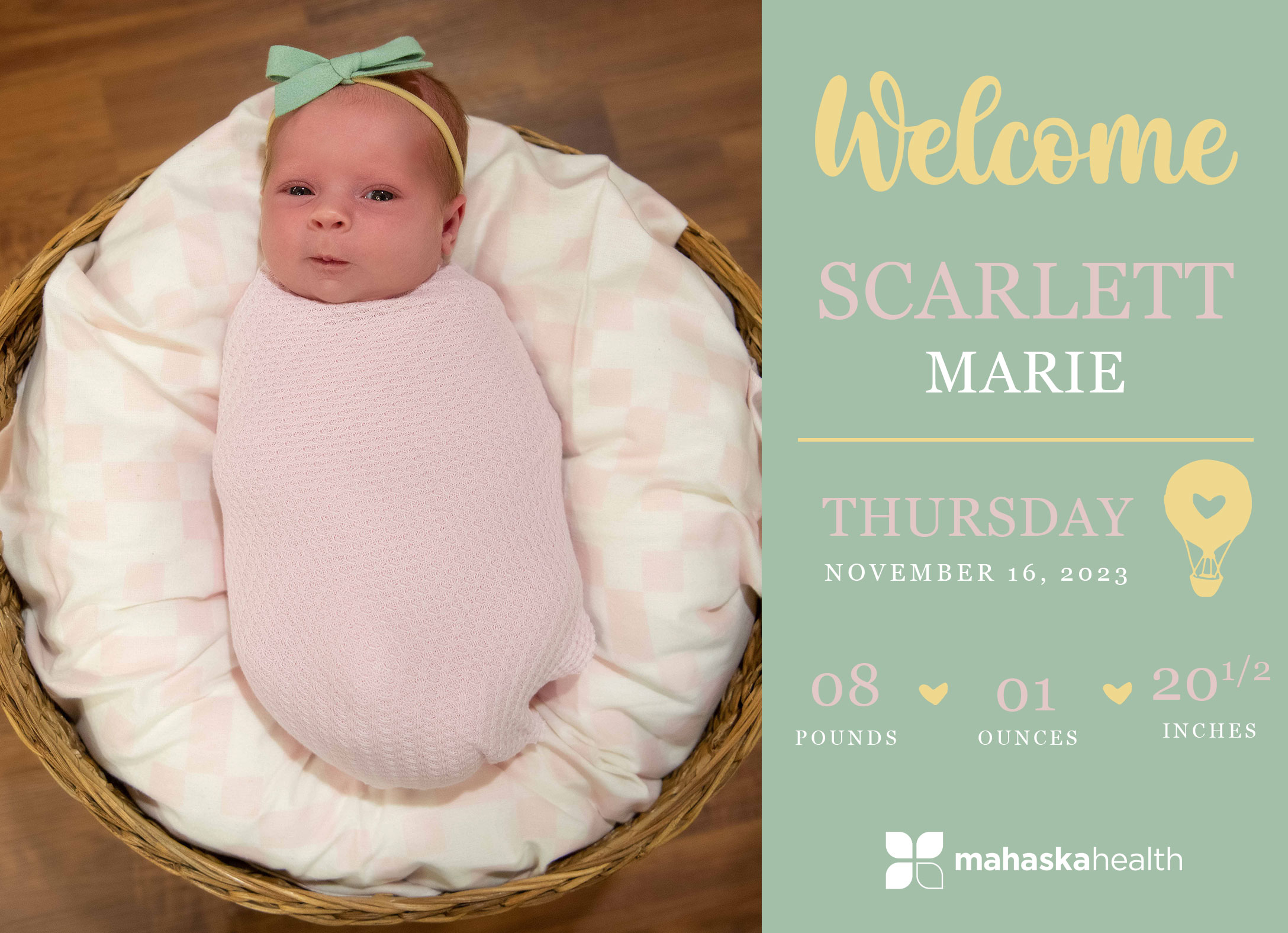 Welcome Scarlett Marie! 2