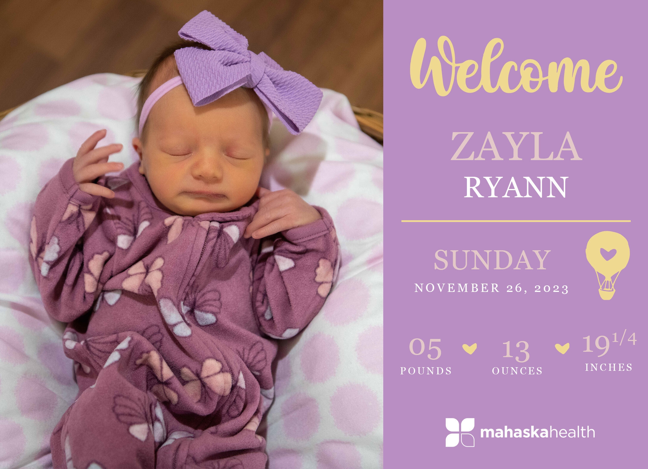 Welcome Zayla Ryann! 2