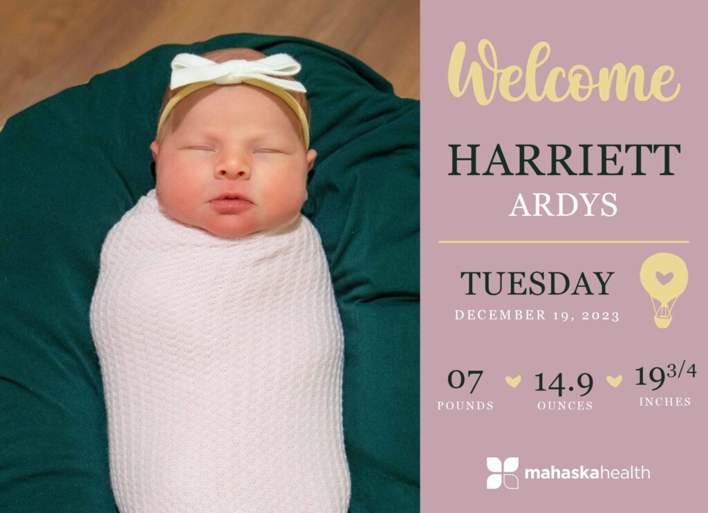 Welcome Harriett Ardys! 2