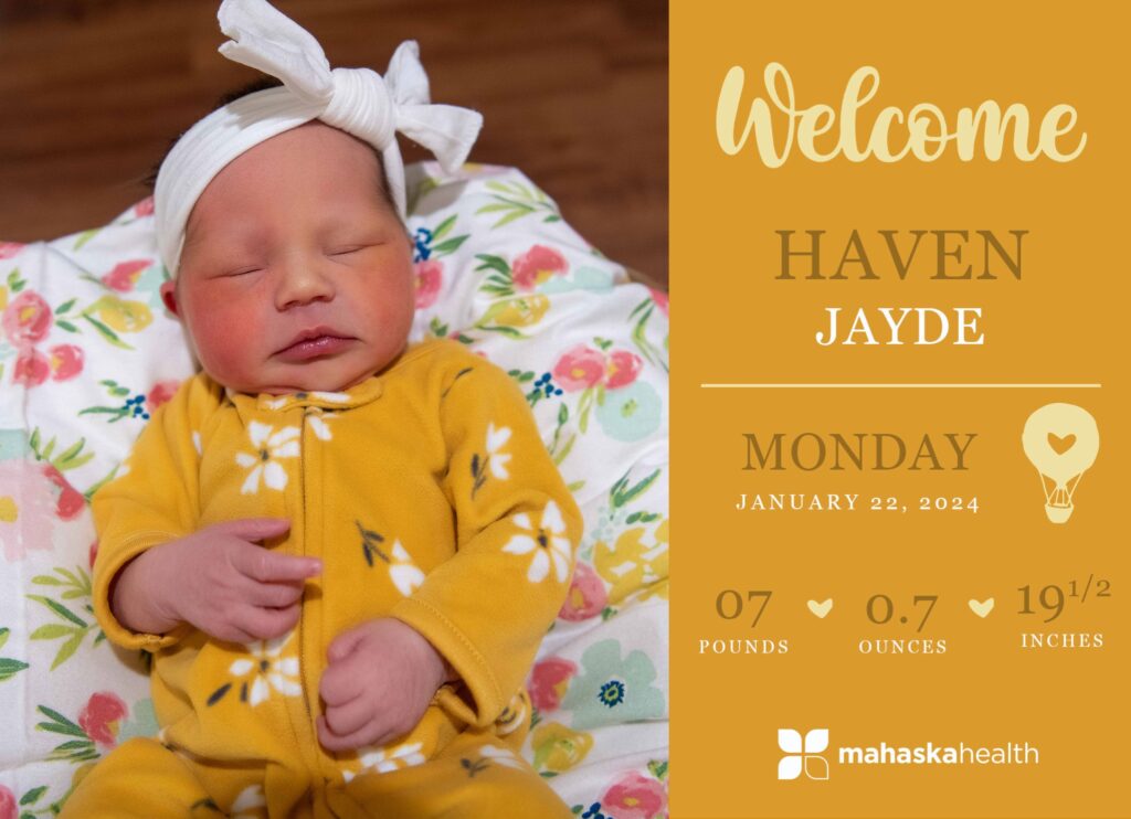 Welcome Haven Jayde! 2