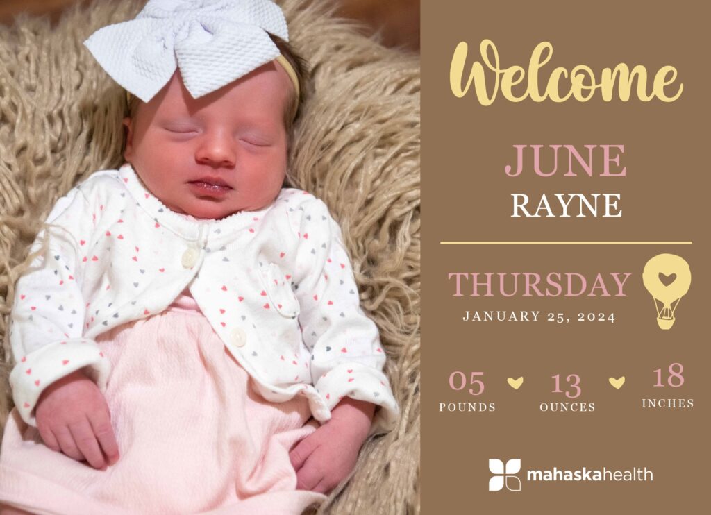 Welcome June Rayne! 2