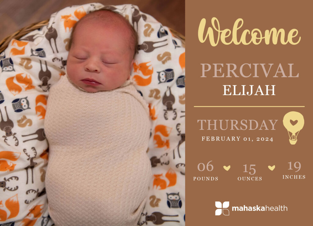 Welcome Percival Elijah! 2