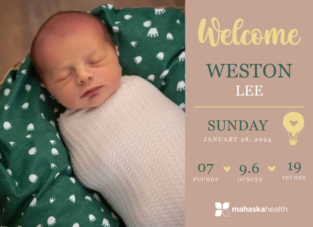 Welcome Weston Lee! 2