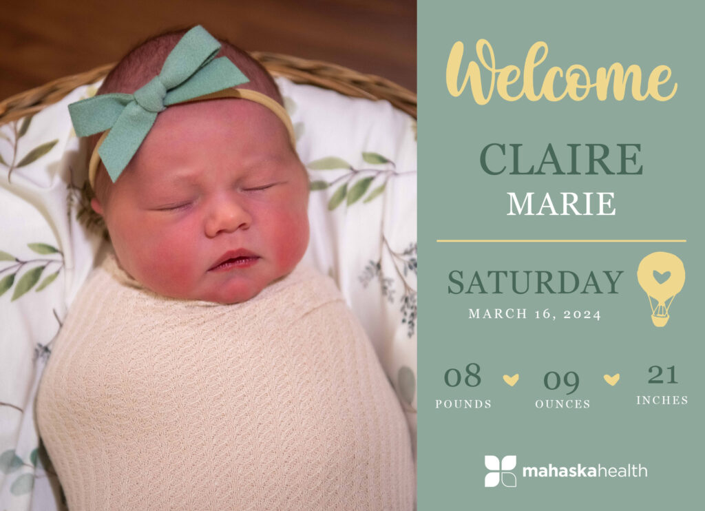 Welcome Claire Marie! 2