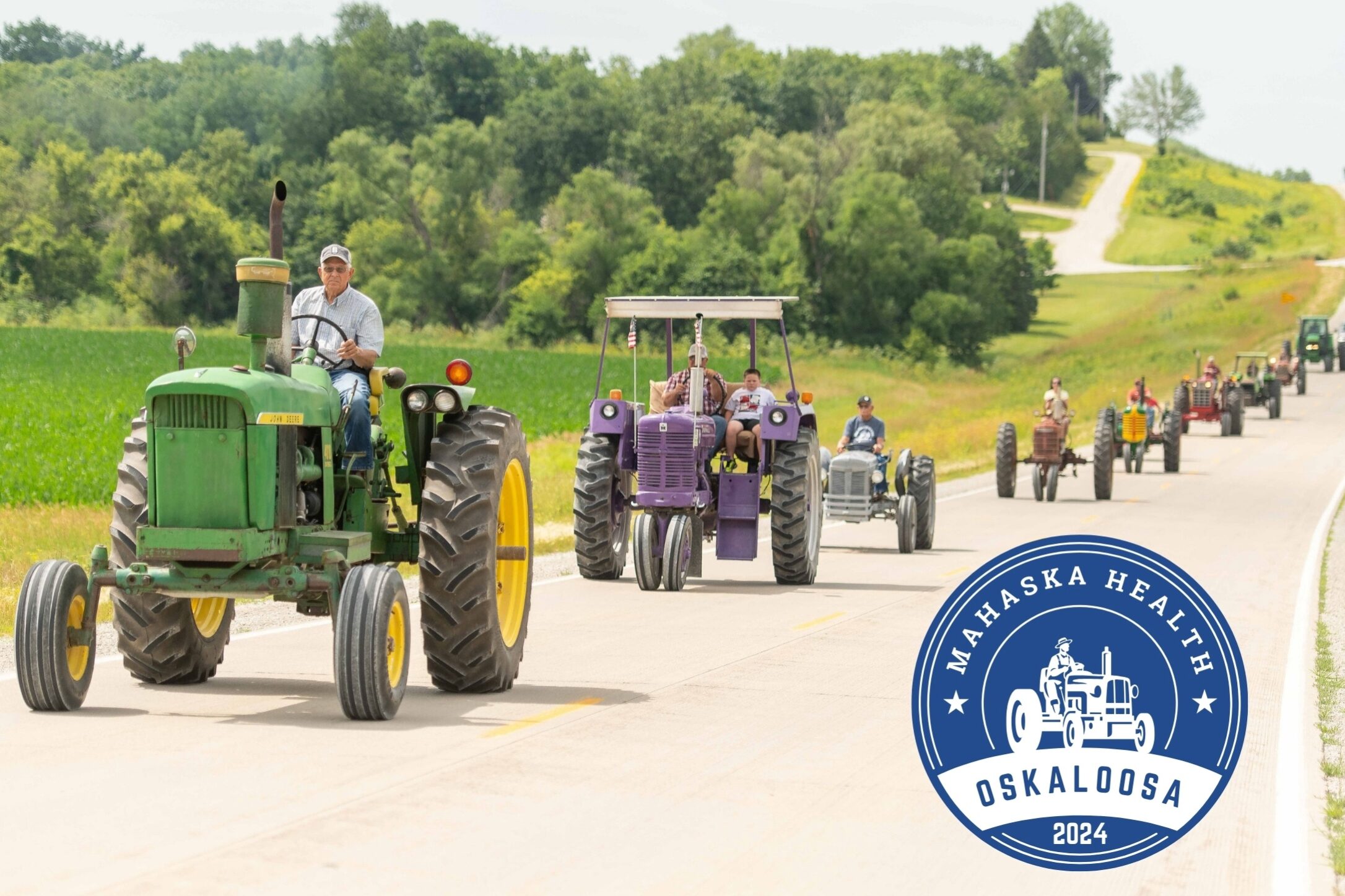 Tractor Ride Mahaska Health 2024