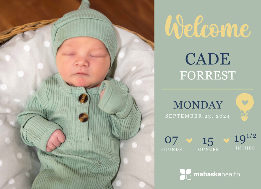 Welcome Cade Forrest! 2