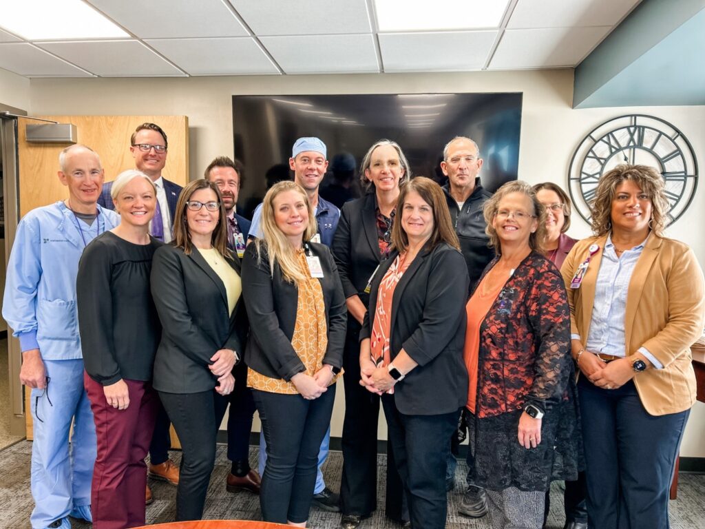 NCI visit Mahaska Health 10-24 Mahaska Health Hosts National Cancer Institute Director, W. Kimryn Rathmell, M.D., Ph.D. 1