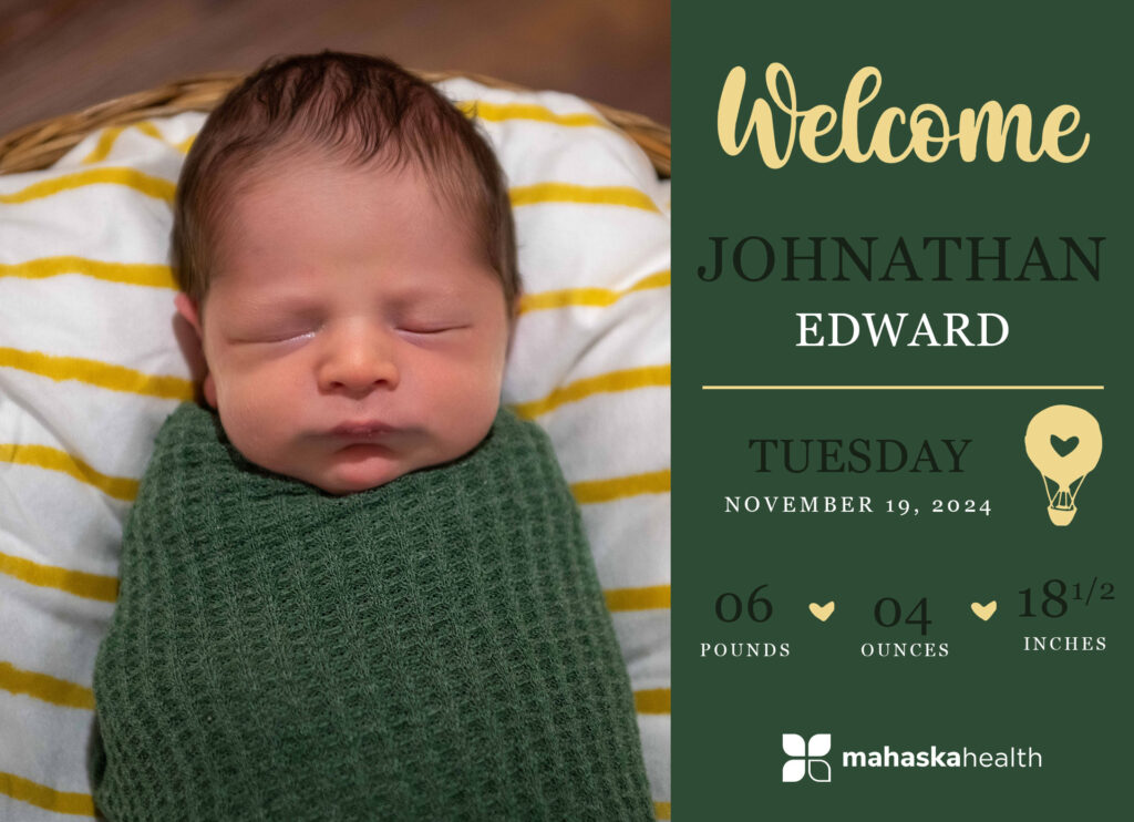Welcome Johnathan Edward! 2