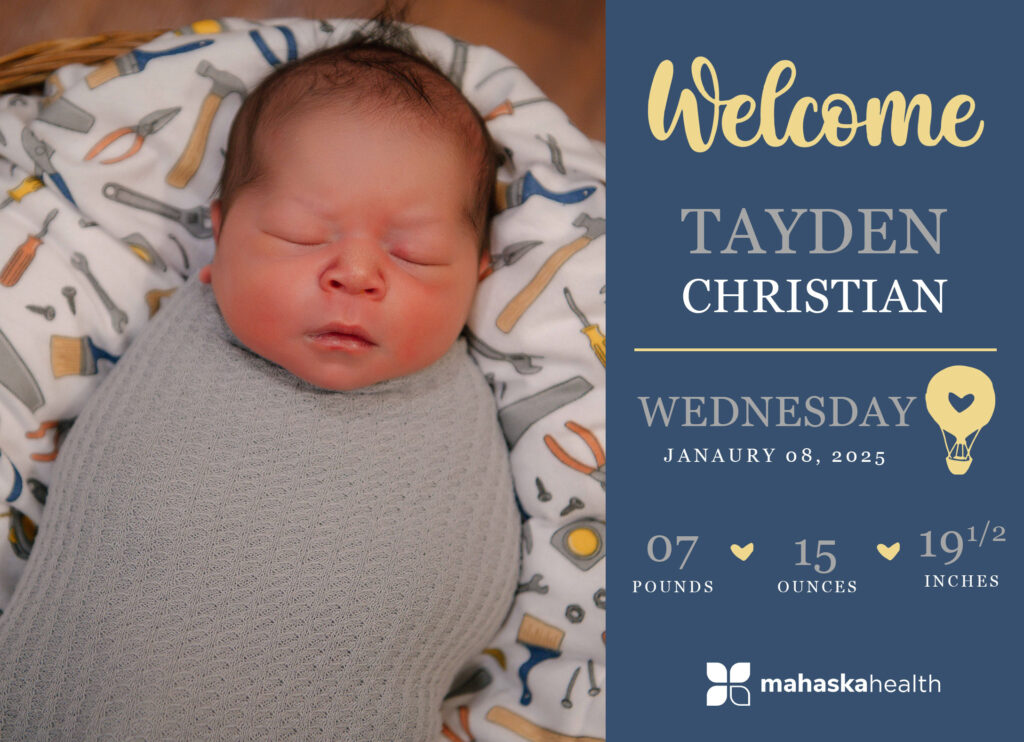 Welcome Tayden Christian! 2