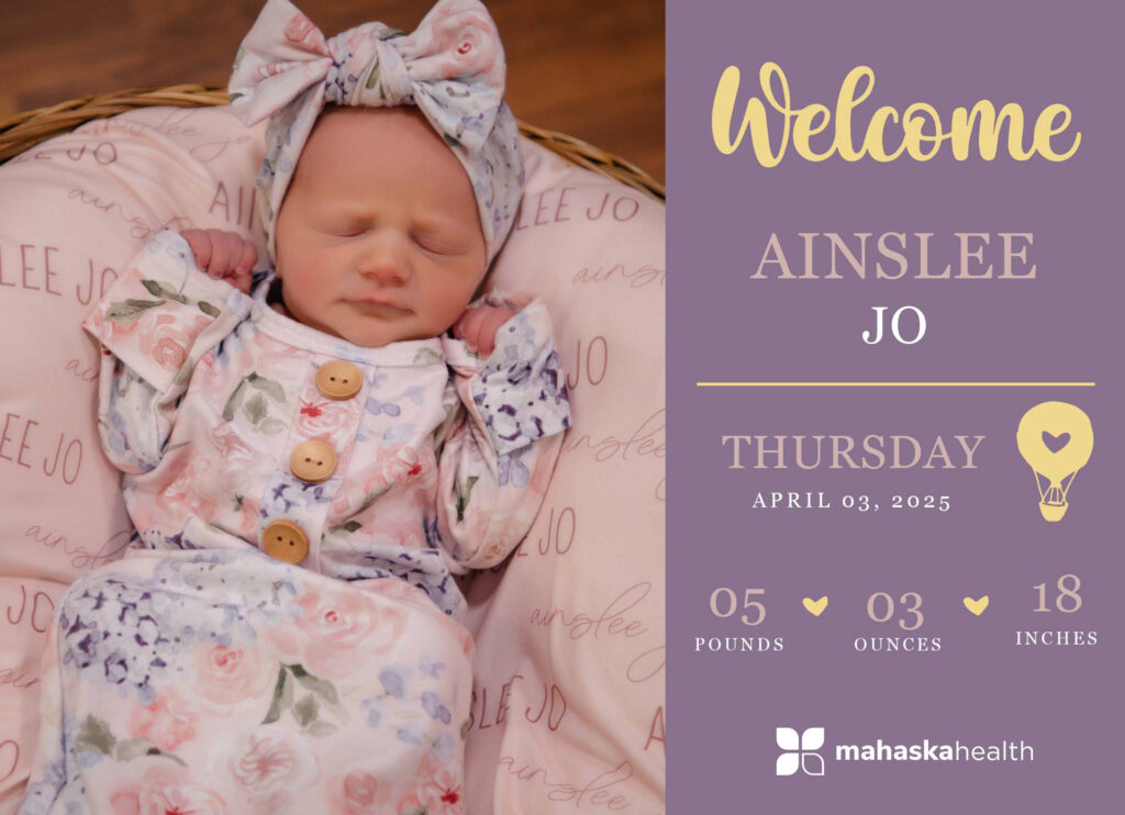 Welcome Ainslee Jo! 2