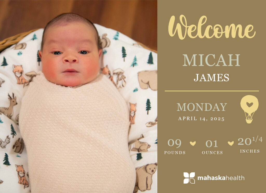 Welcome Micah James! 2