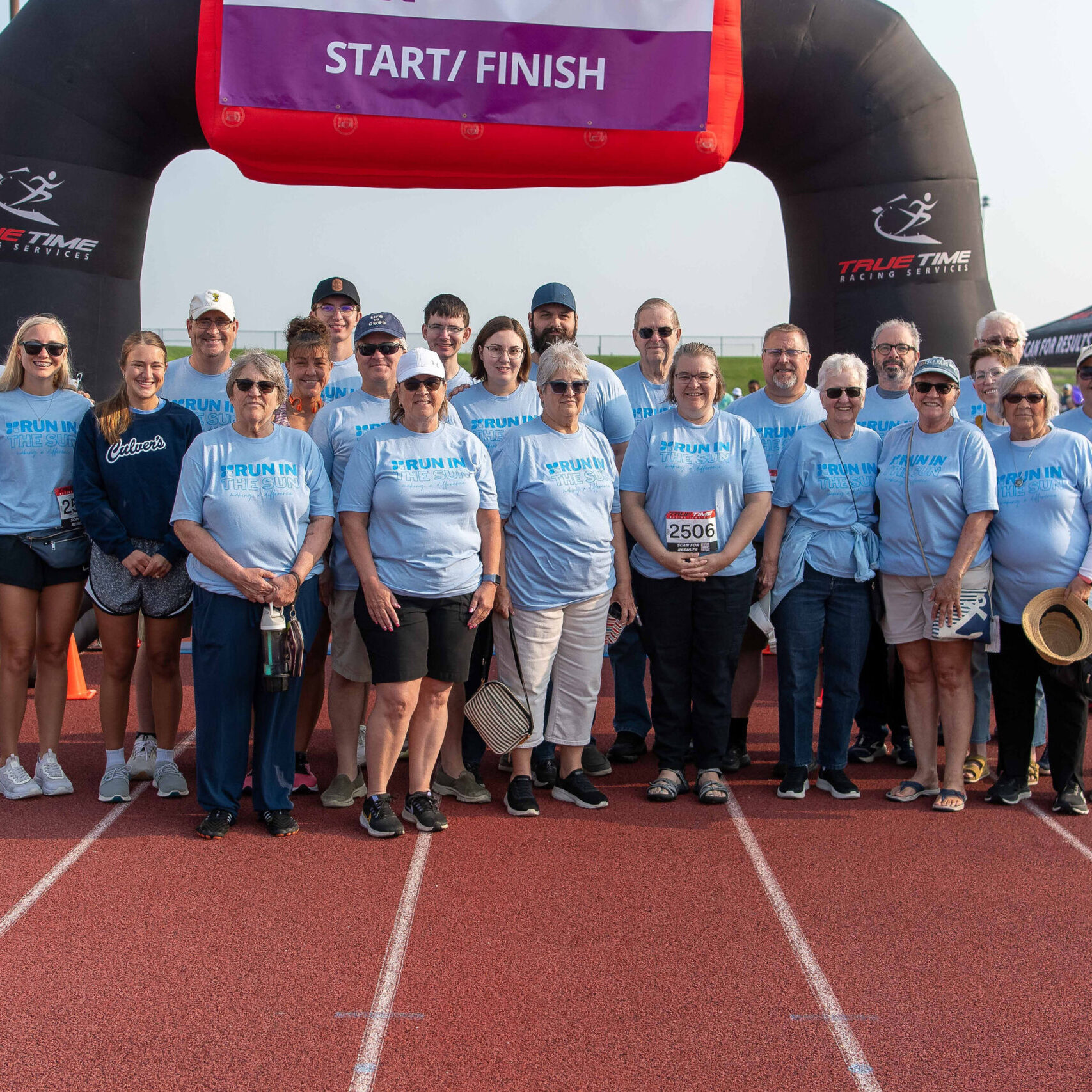 Legacy of Love Cubit family 2025 Mahaska Health Run in the Sun 8-25