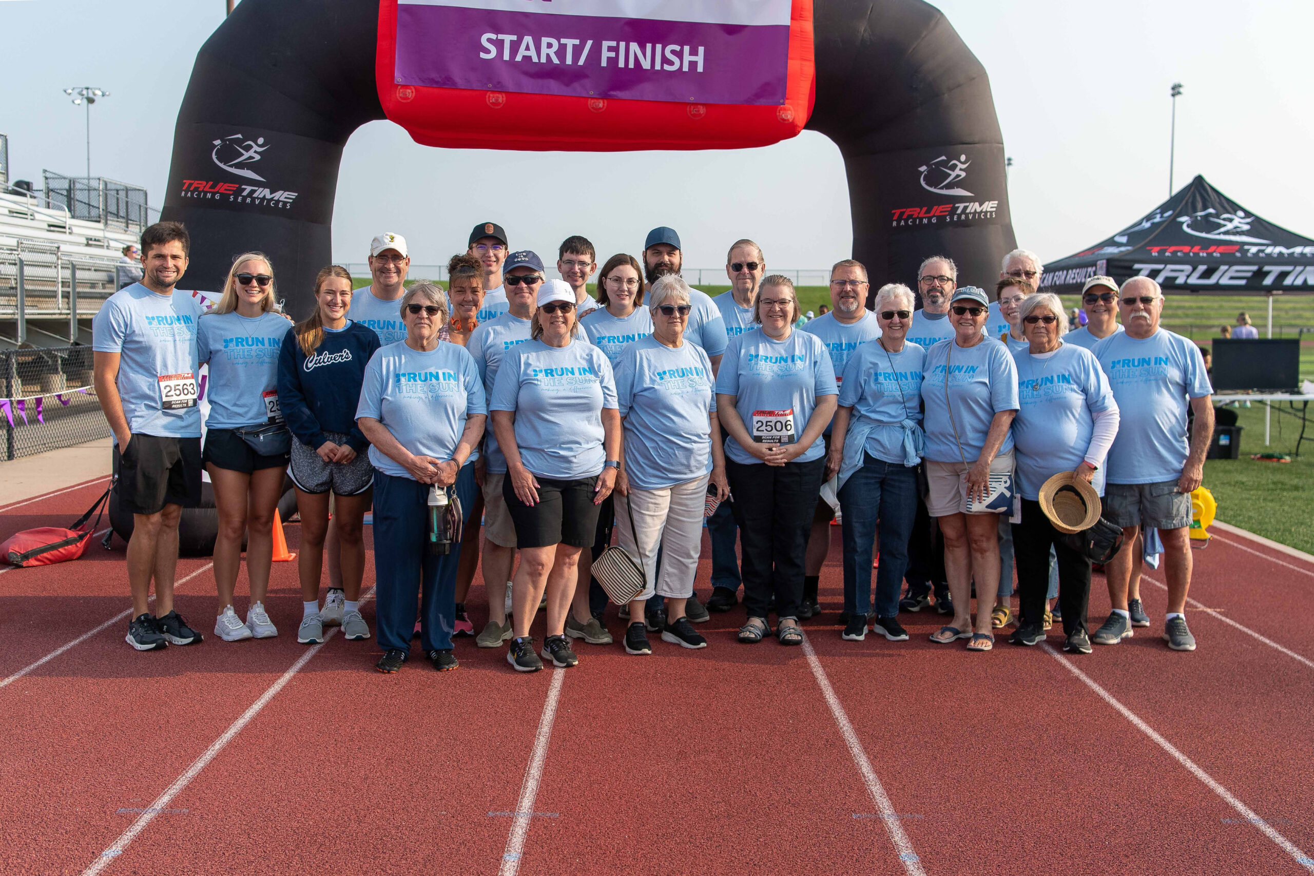 Legacy of Love Cubit family 2025 Mahaska Health Run in the Sun 8-25