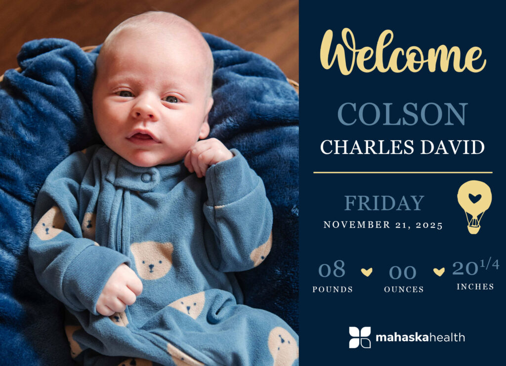 Welcome Colson Charles David! 2