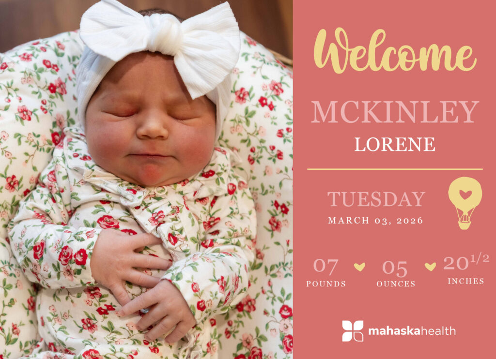 Welcome Mckinley Lorene! 2